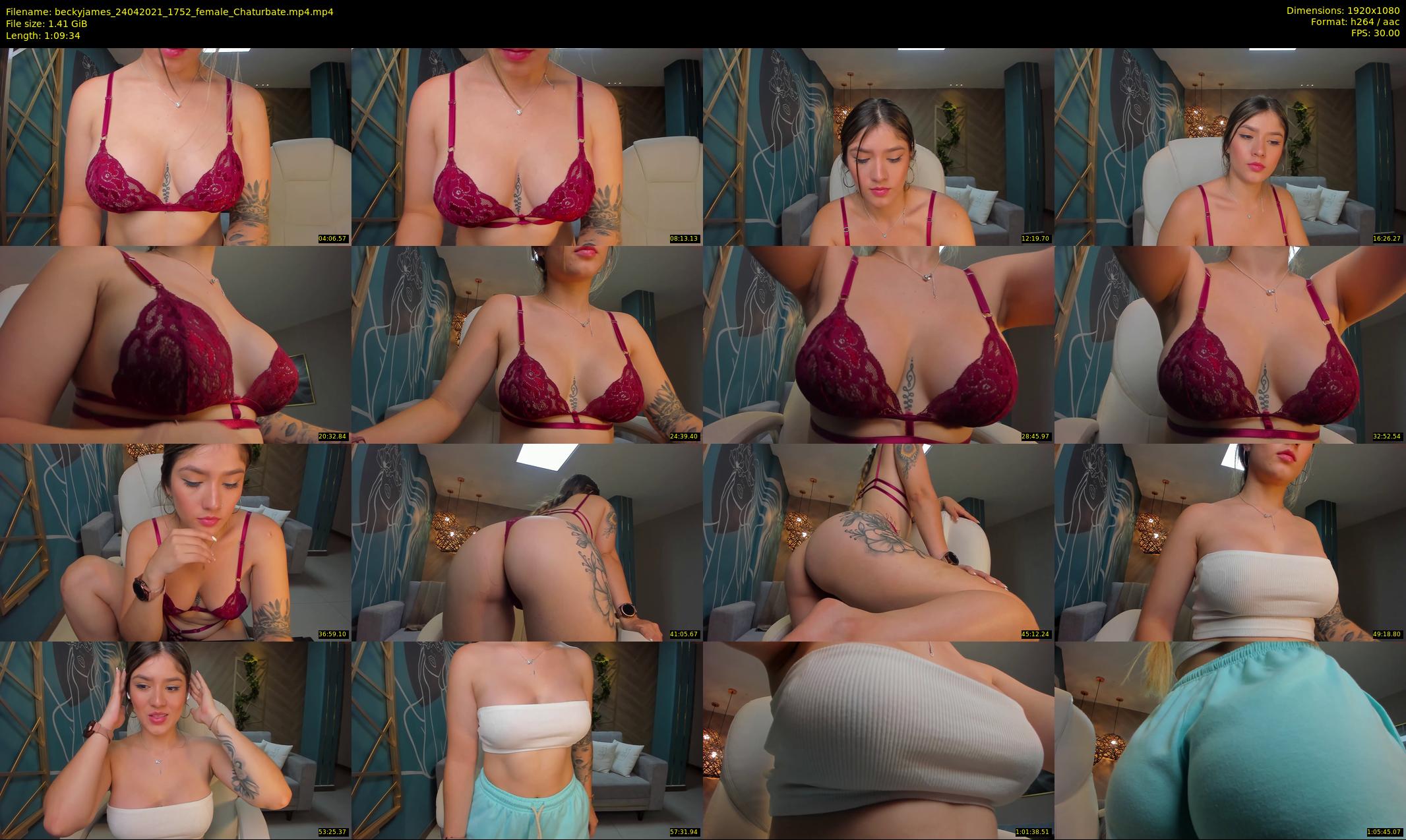 beckyjames — 70 minute Chaturbate female cam show recording, 1080p, Apr 24, 2021