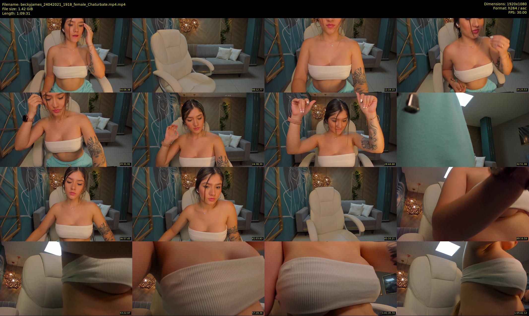 beckyjames — 70 minute Chaturbate female cam show recording, 1080p, Apr 24, 2021