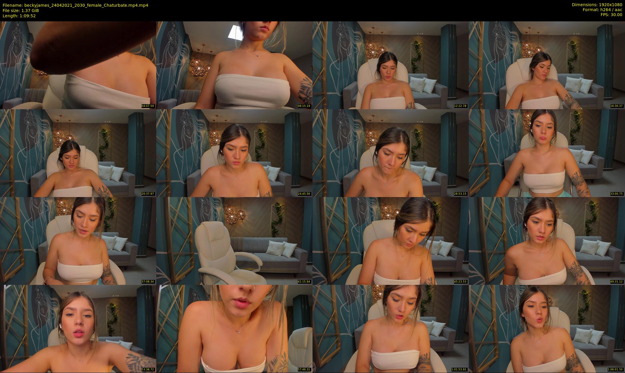 beckyjames — 70 minute Chaturbate female cam show recording, 1080p, Apr 24, 2021
