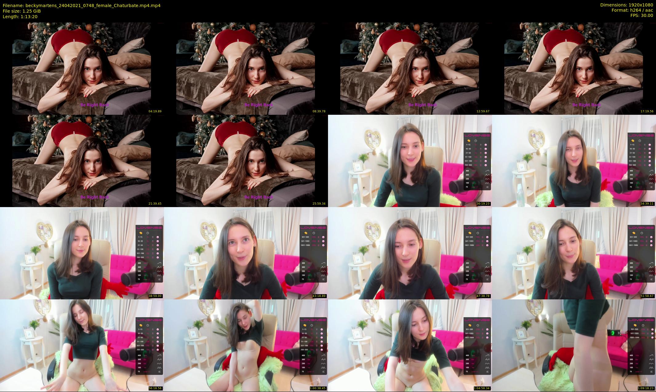 beckymartens — 74 minute Chaturbate female cam show recording, 1080p, Apr 24, 2021
