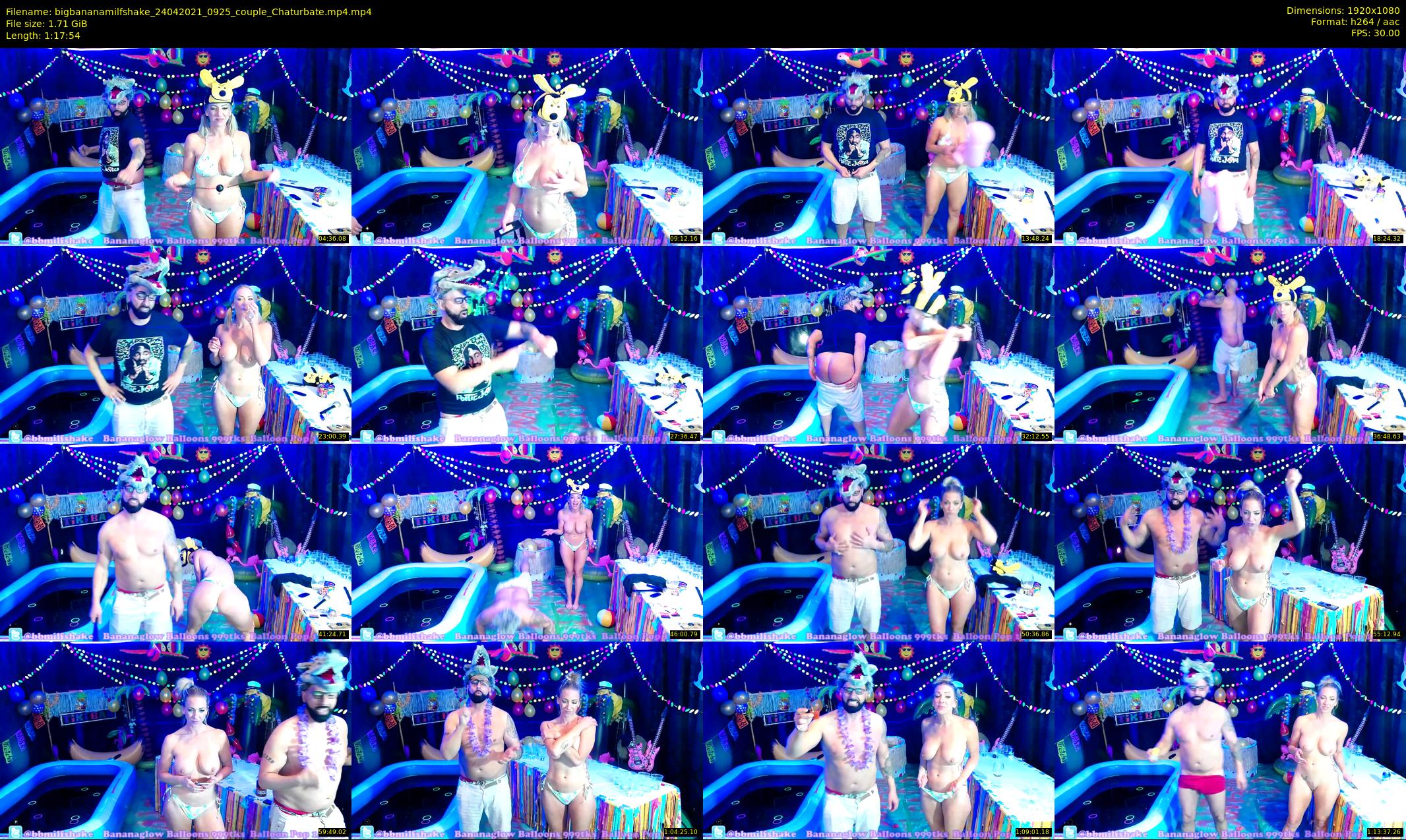bigbananamilfshake — 78 minute Chaturbate couple cam show recording, 1080p, Apr 24, 2021
