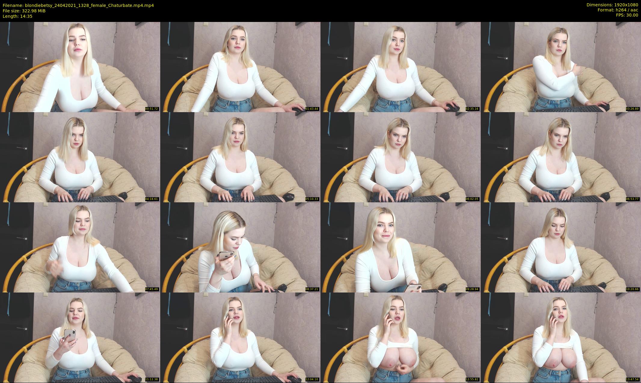 blondiebetsy — 15 minute Chaturbate female cam show recording, 1080p, Apr 24, 2021