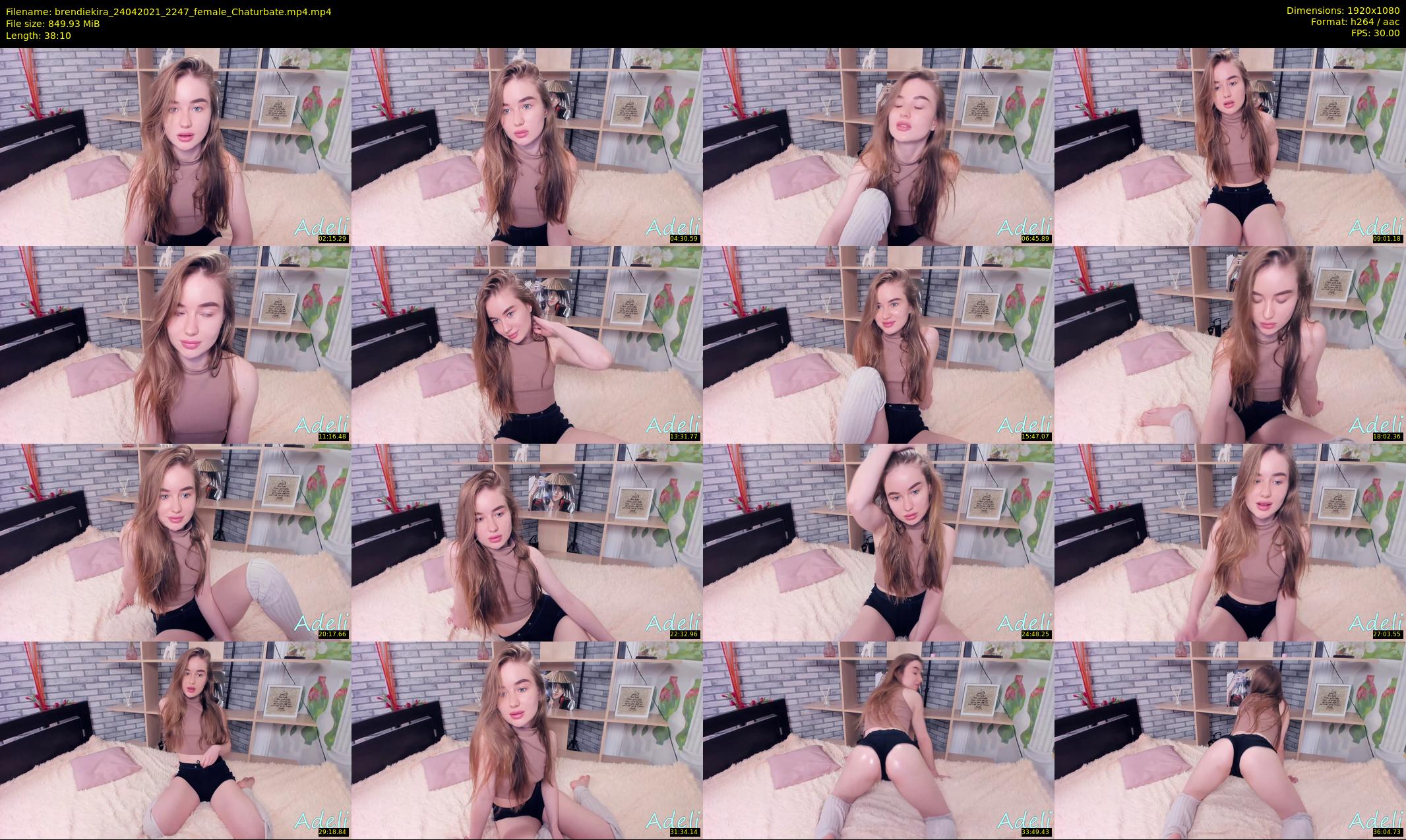 brendiekira — 39 minute Chaturbate couple cam show recording, 1080p, Apr 24, 2021