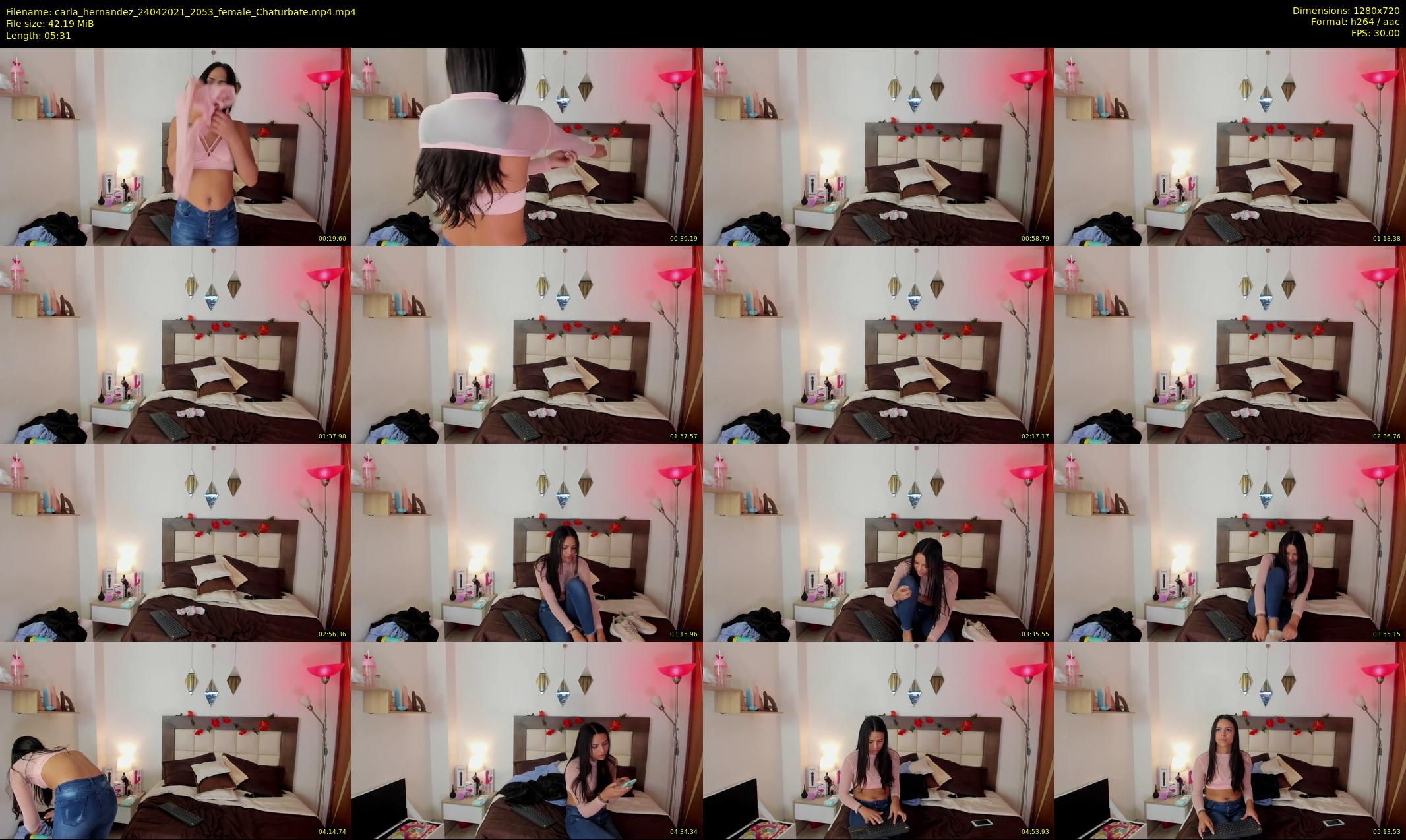 carla_hernandez — 6 minute Chaturbate female cam show recording, 720p, Apr 24, 2021