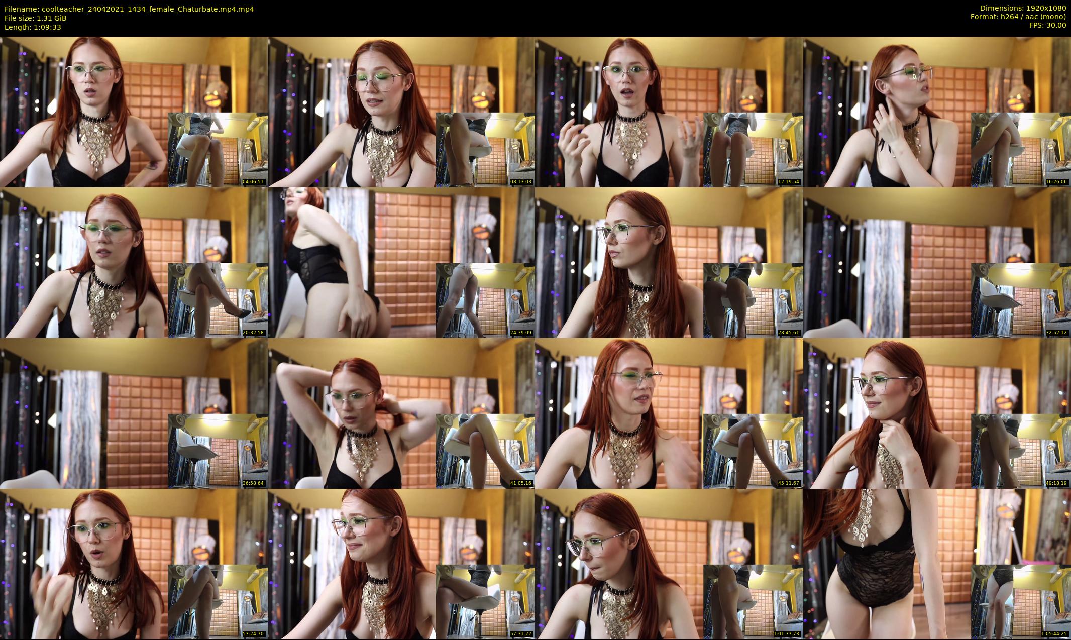 coolteacher — 70 minute Chaturbate female cam show recording, 1080p, Apr 24, 2021