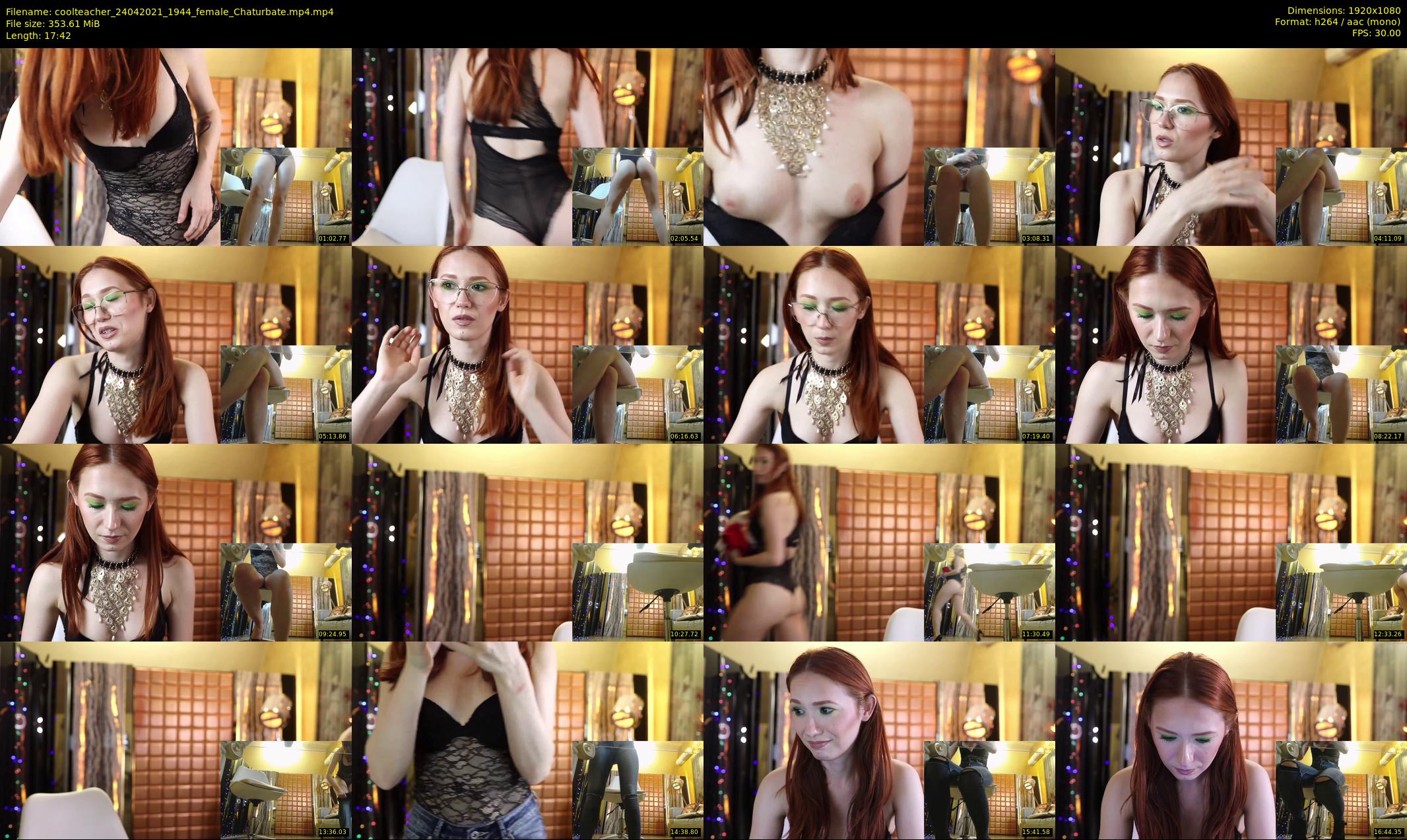 coolteacher — 18 minute Chaturbate female cam show recording, 1080p, Apr 24, 2021