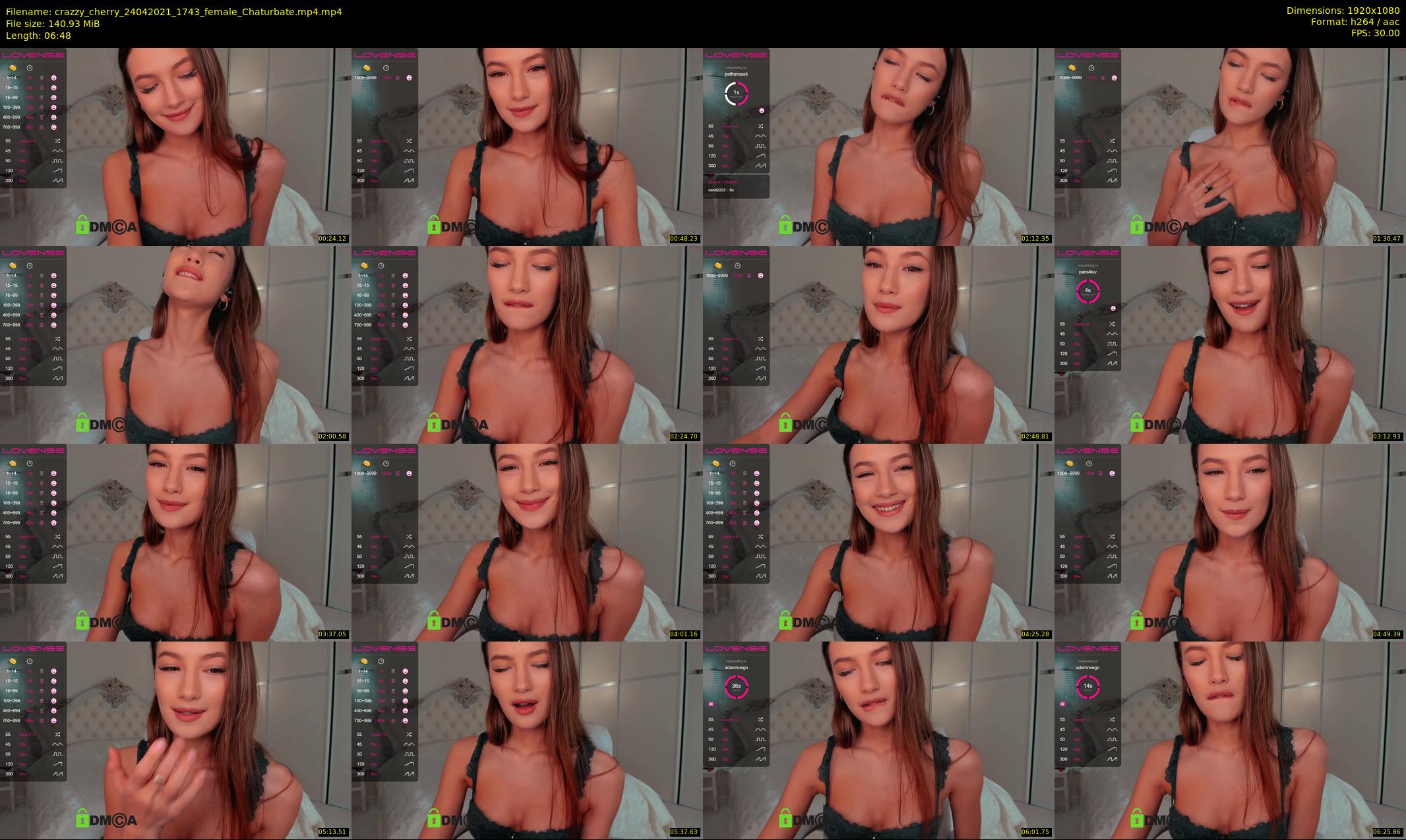 crazzy_cherry — 7 minute Chaturbate female cam show recording, 1080p, Apr 24, 2021