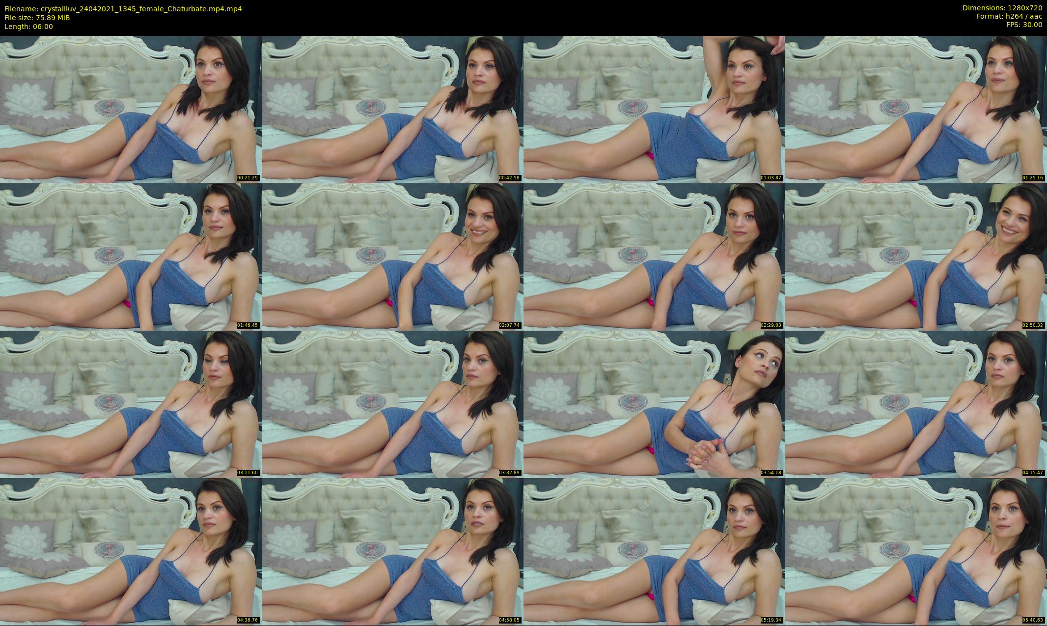 crystallluv — 6 minute Chaturbate female cam show recording, 720p, Apr 24, 2021