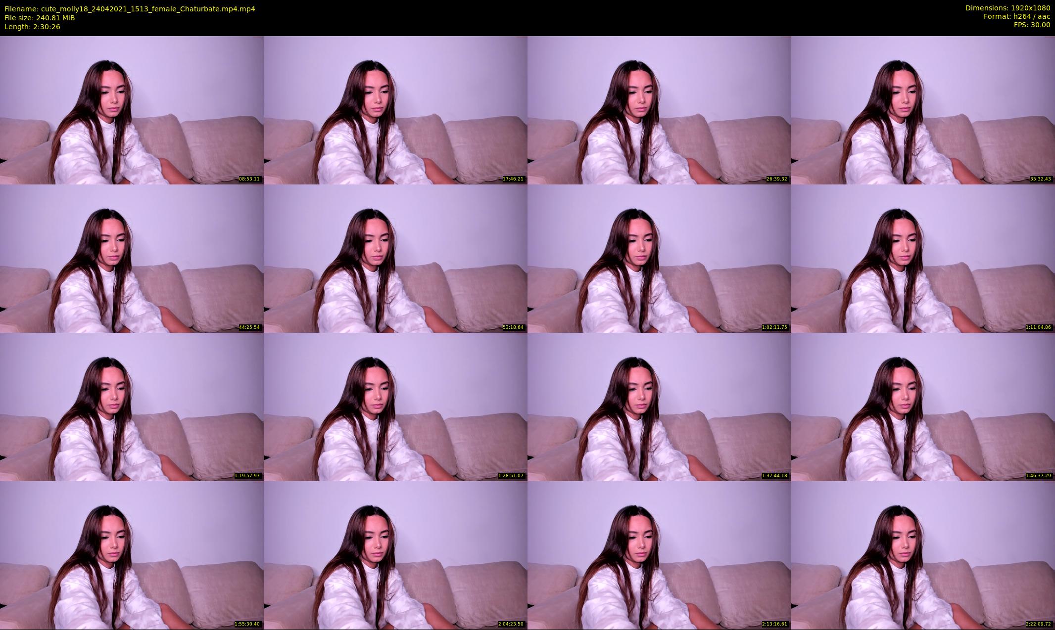 cute_molly18 — 151 minute Chaturbate female cam show recording, 1080p, Apr 24, 2021