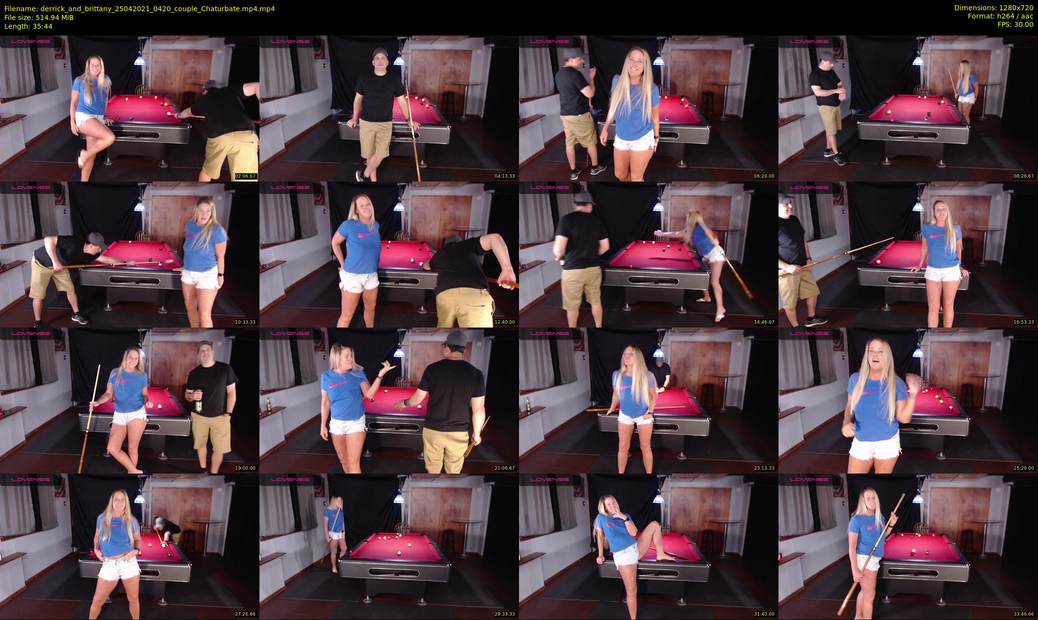 derrick_and_brittany — 36 minute Chaturbate couple cam show recording, 720p, Apr 25, 2021