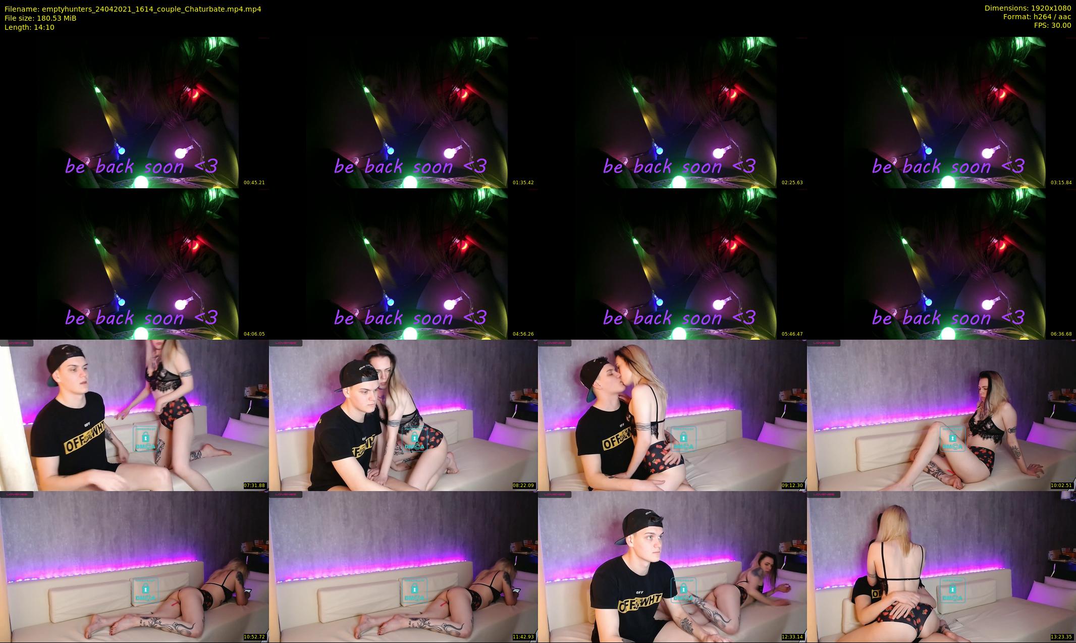 emptyhunters — 15 minute Chaturbate couple cam show recording, 1080p, Apr 24, 2021