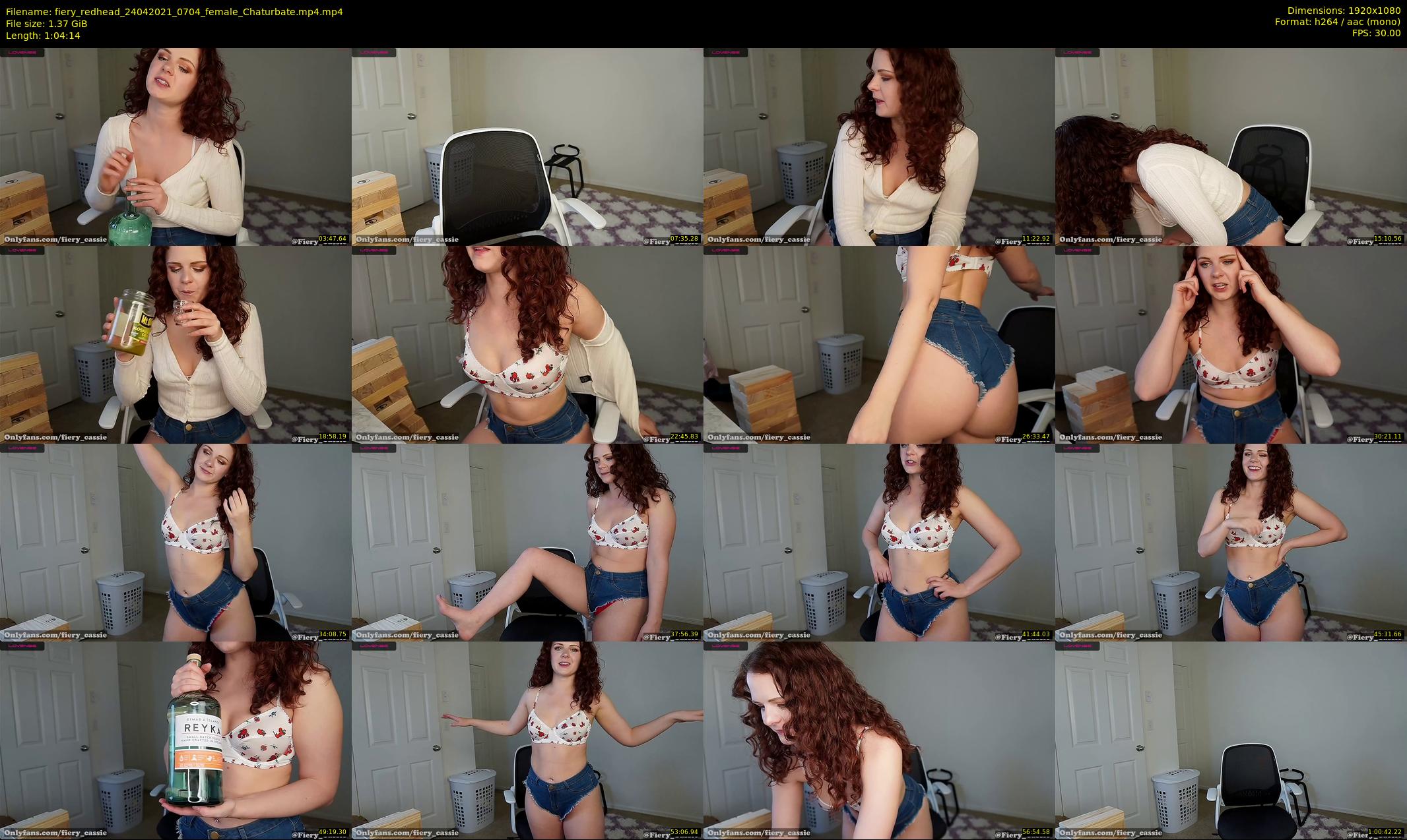 fiery_redhead — 65 minute Chaturbate female cam show recording, 1080p, Apr 24, 2021