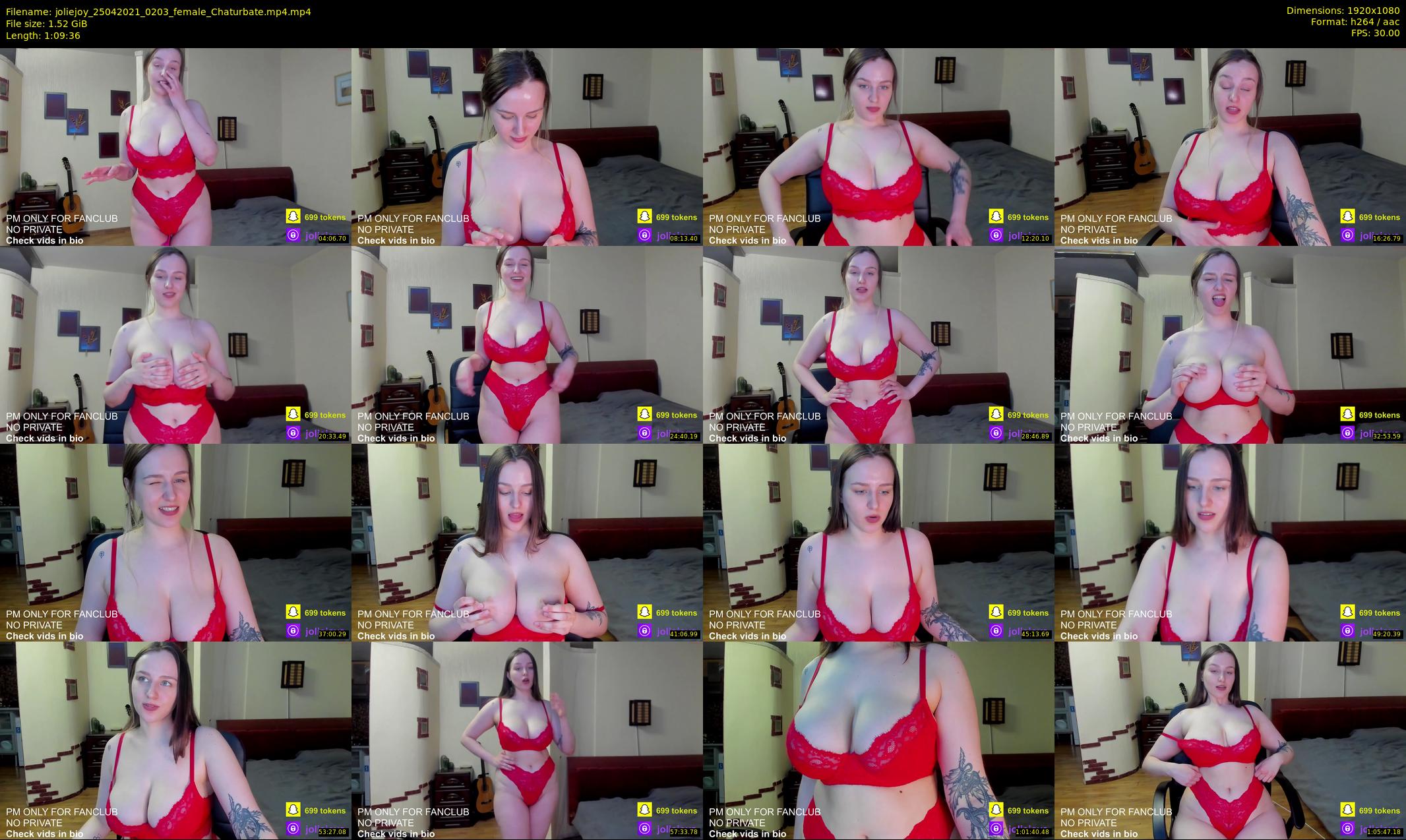 joliejoy — 70 minute Chaturbate female cam show recording, 1080p, Apr 25, 2021