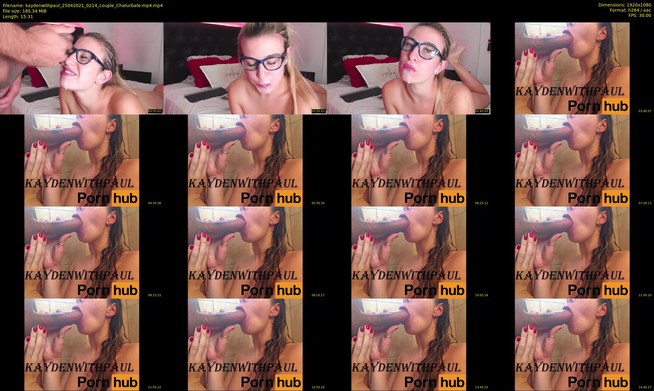 kaydenwithpaul — 16 minute Chaturbate couple cam show recording, 1080p, Apr 25, 2021