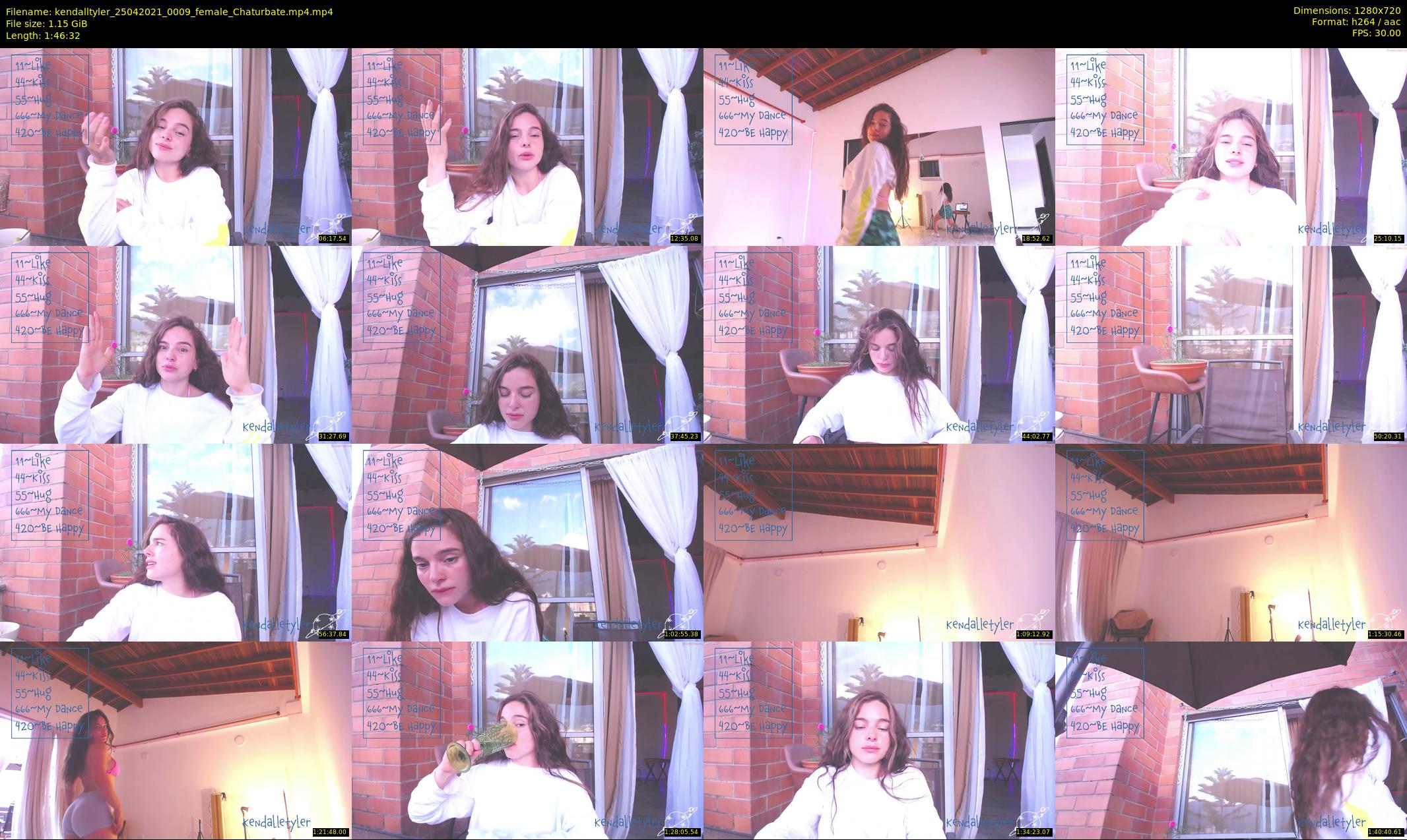 kendalltyler — 107 minute Chaturbate female cam show recording, 720p, Apr 25, 2021