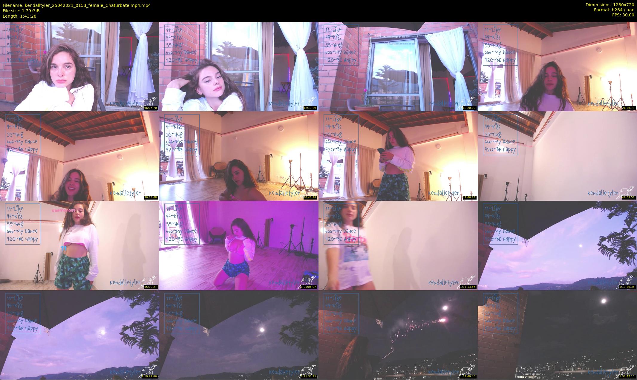 kendalltyler — 104 minute Chaturbate female cam show recording, 720p, Apr 25, 2021