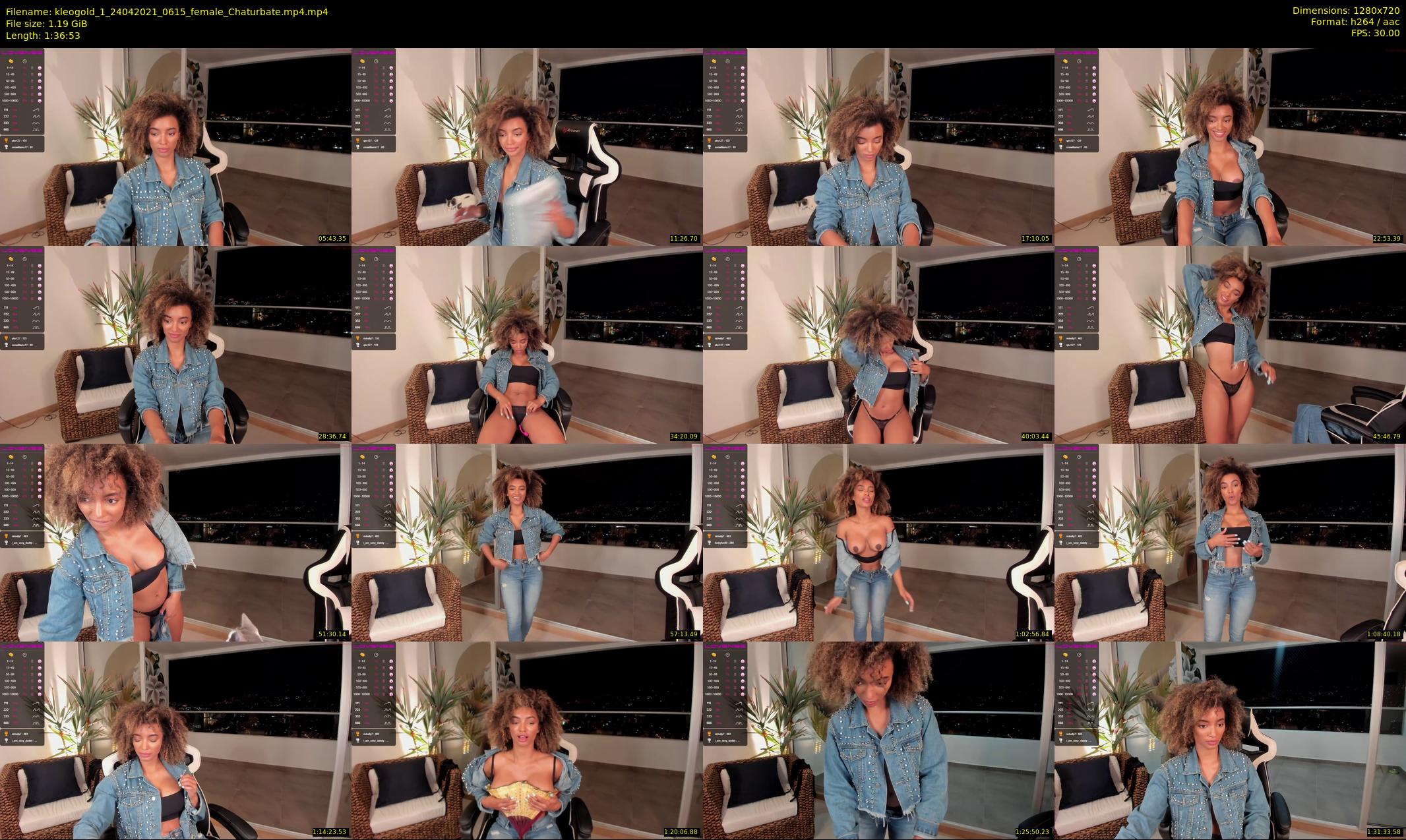 kleogold_1 — 97 minute Chaturbate female cam show recording, 720p, Apr 24, 2021