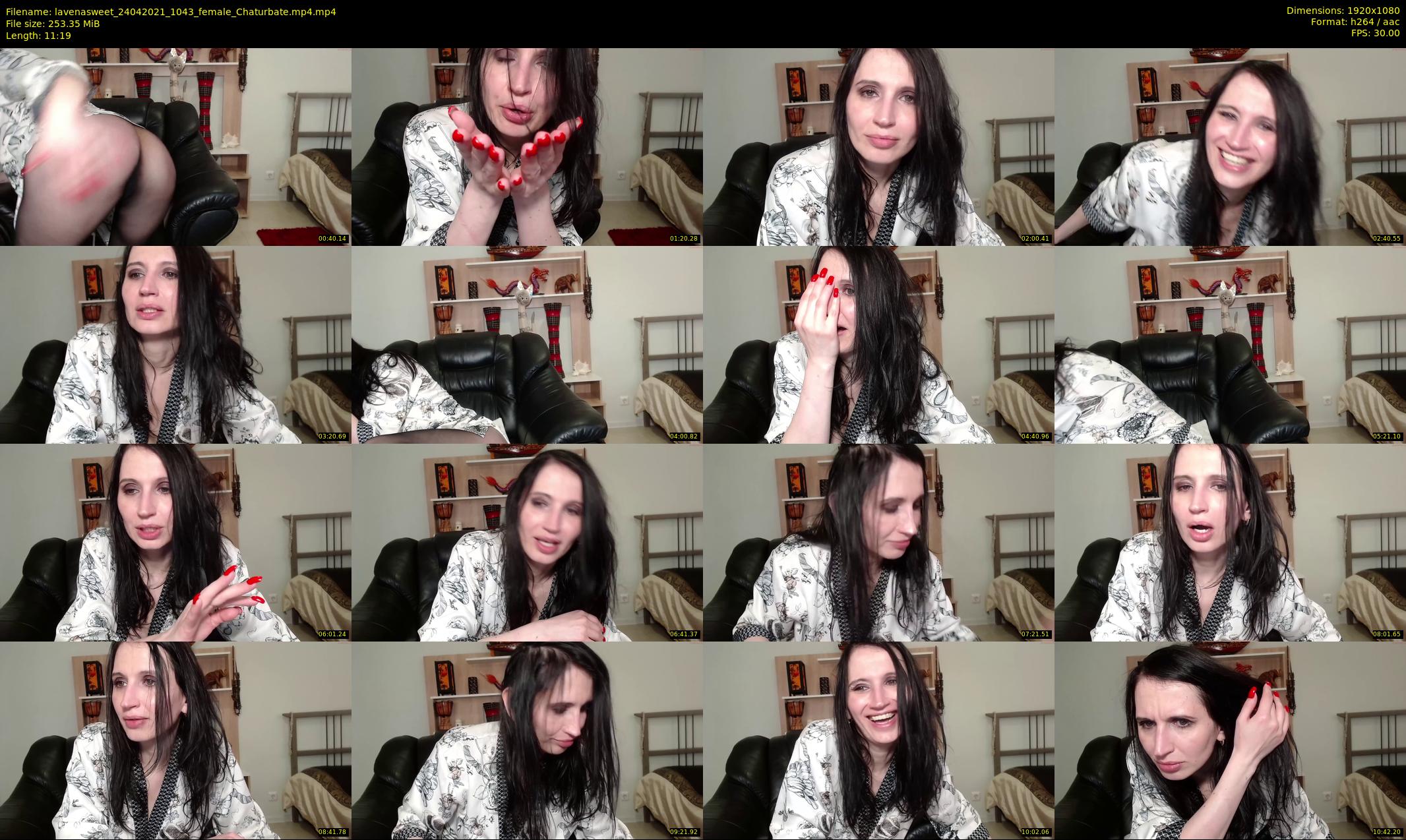 lavenasweet — 12 minute Chaturbate female cam show recording, 1080p, Apr 24, 2021