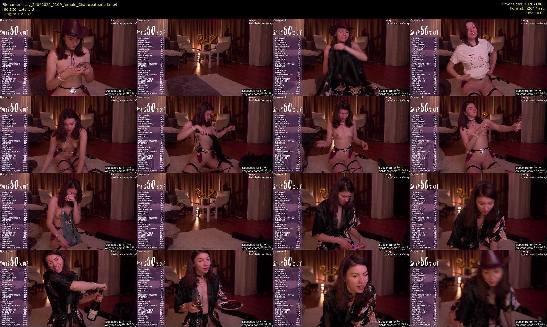 lecsy — 84 minute Chaturbate female cam show recording, 1080p, Apr 24, 2021