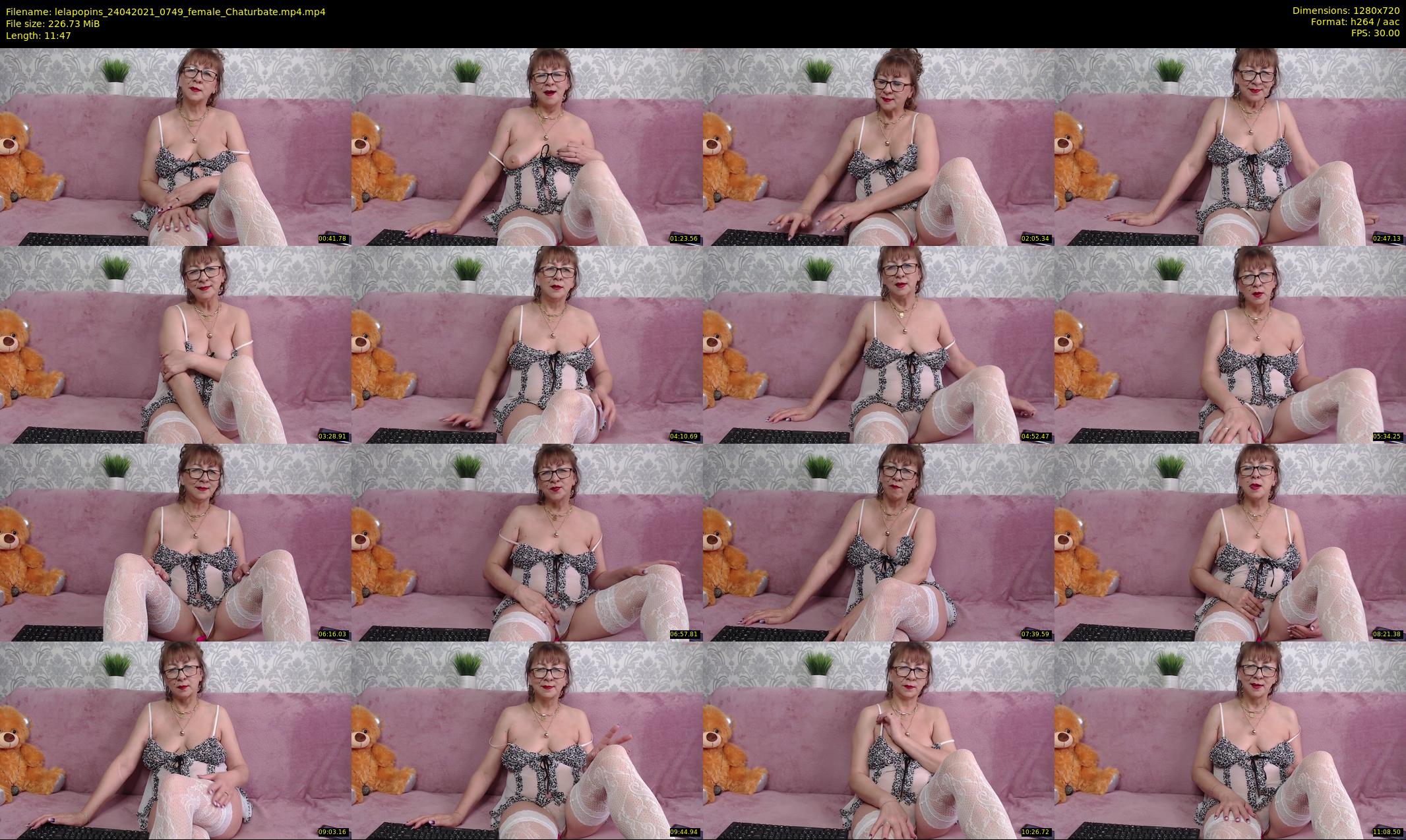 lelapopins — 12 minute Chaturbate female cam show recording, 720p, Apr 24, 2021