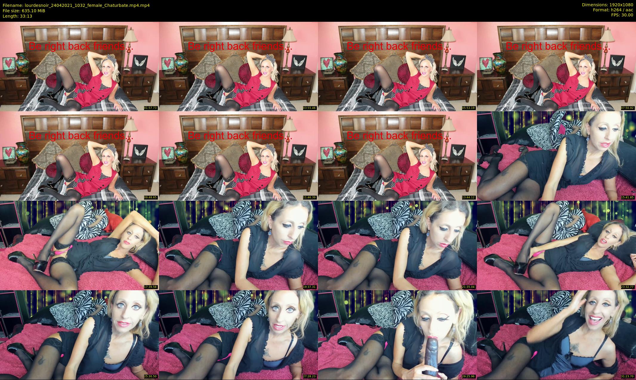 lourdesnoir — 34 minute Chaturbate female cam show recording, 1080p, Apr 24, 2021