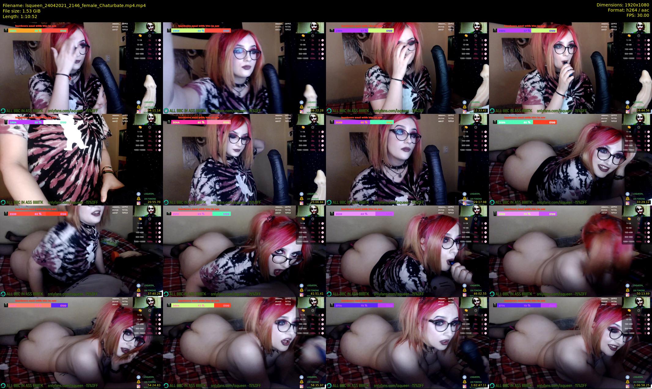 lsqueen — 71 minute Chaturbate female cam show recording, 1080p, Apr 24, 2021