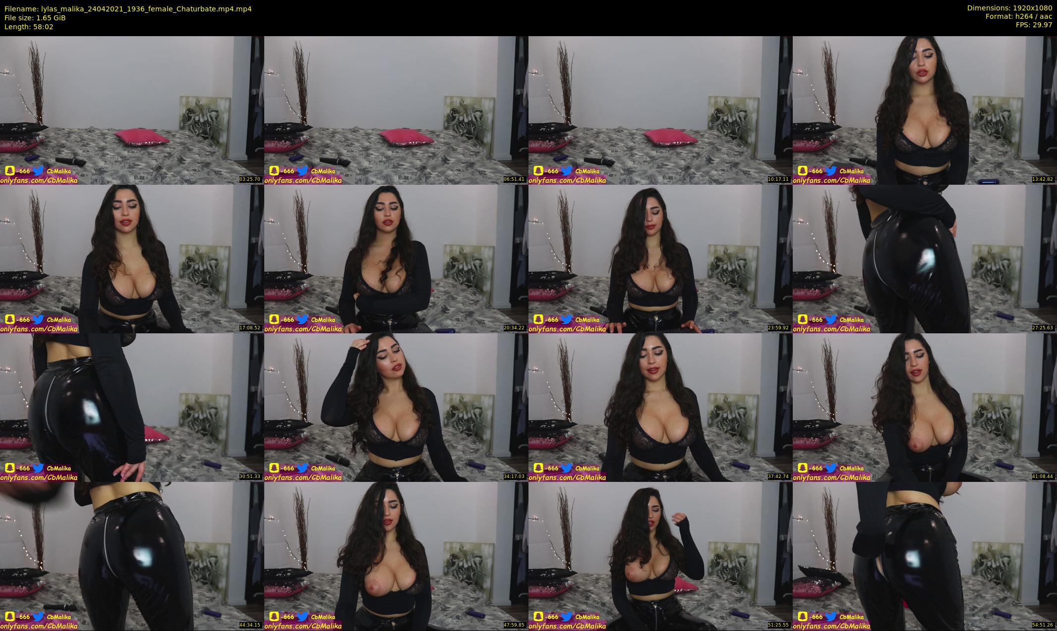 lylas_malika — 59 minute Chaturbate female cam show recording, 1080p, Apr 24, 2021