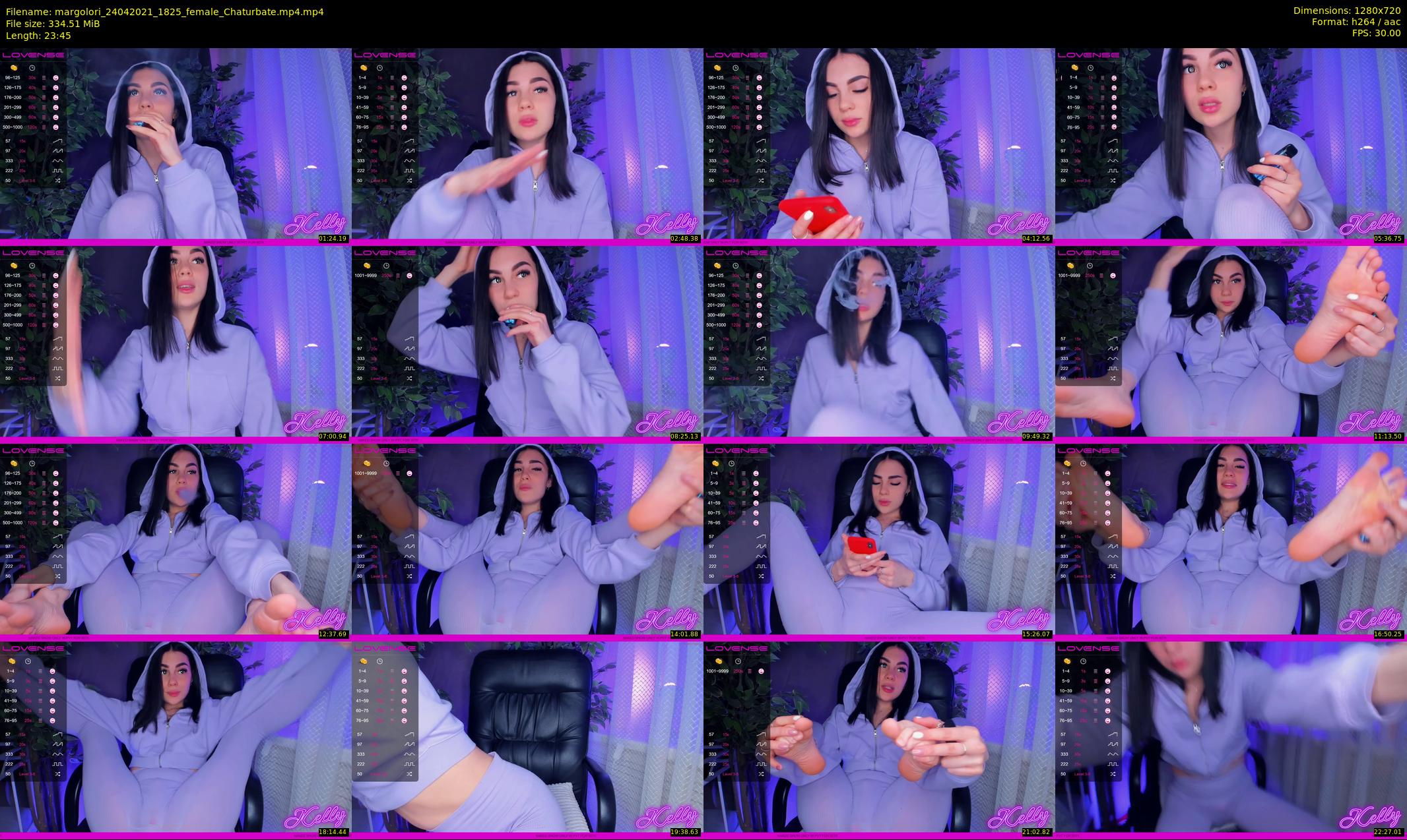 margolori — 24 minute Chaturbate couple cam show recording, 720p, Apr 24, 2021