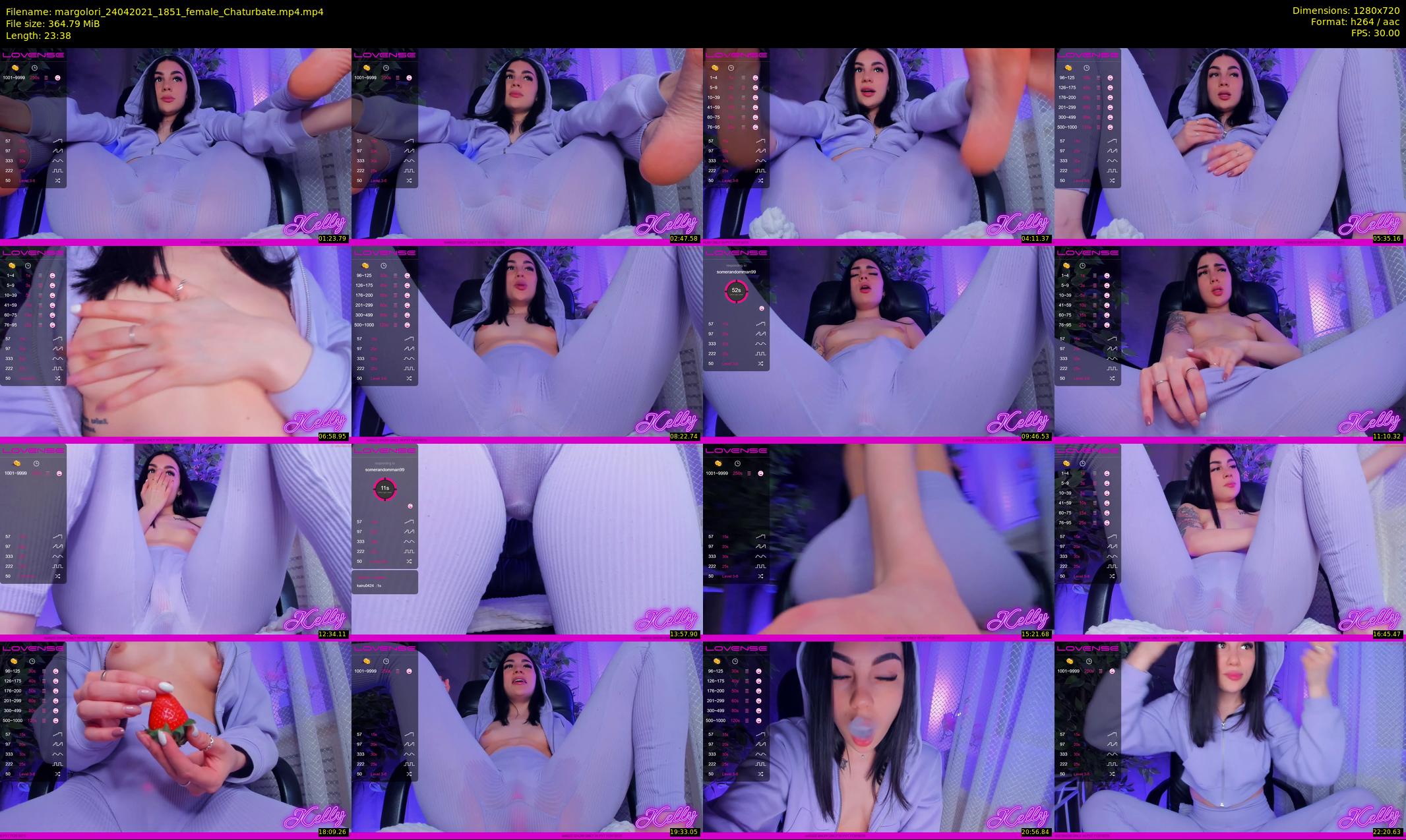 margolori — 24 minute Chaturbate couple cam show recording, 720p, Apr 24, 2021