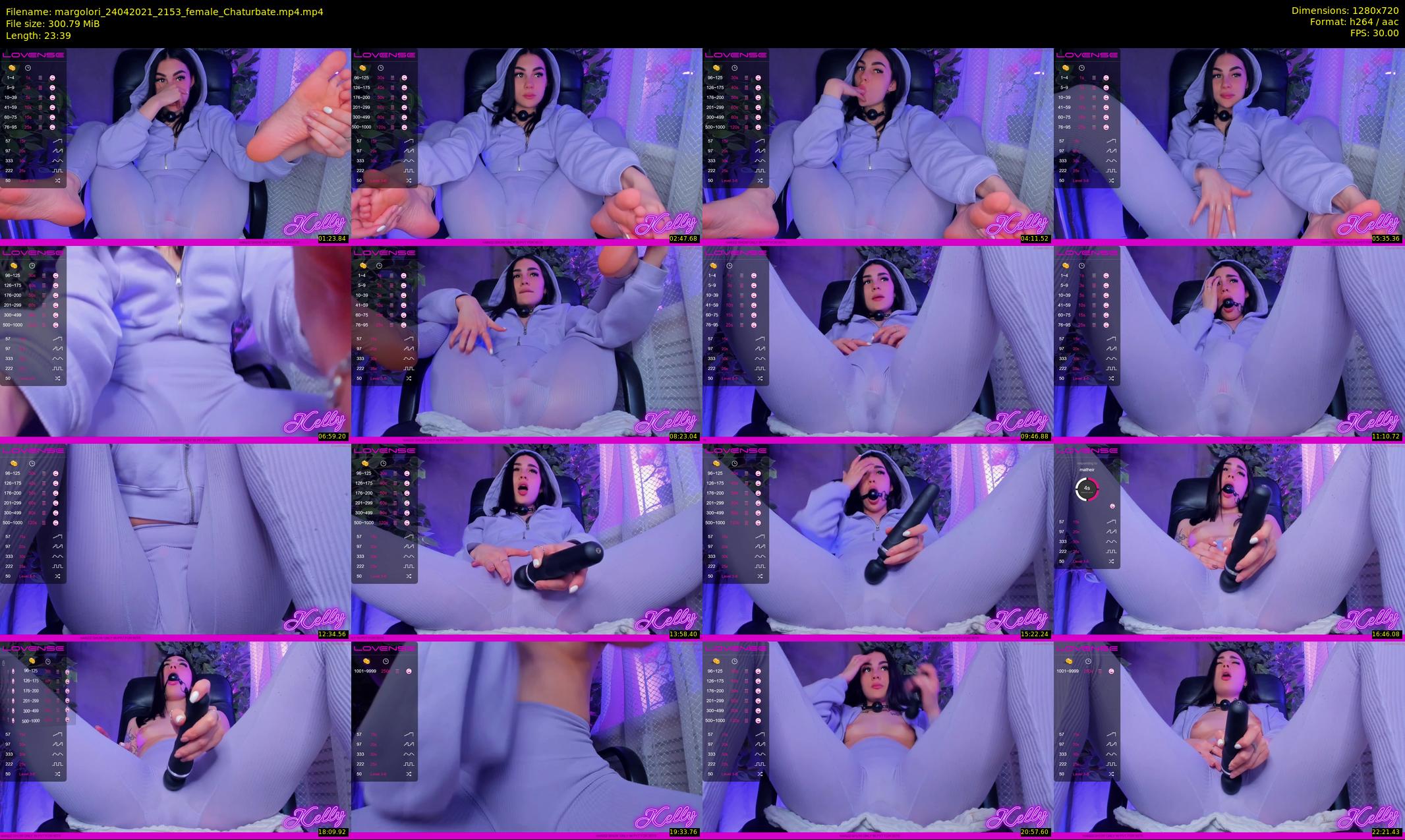 margolori — 24 minute Chaturbate couple cam show recording, 720p, Apr 24, 2021