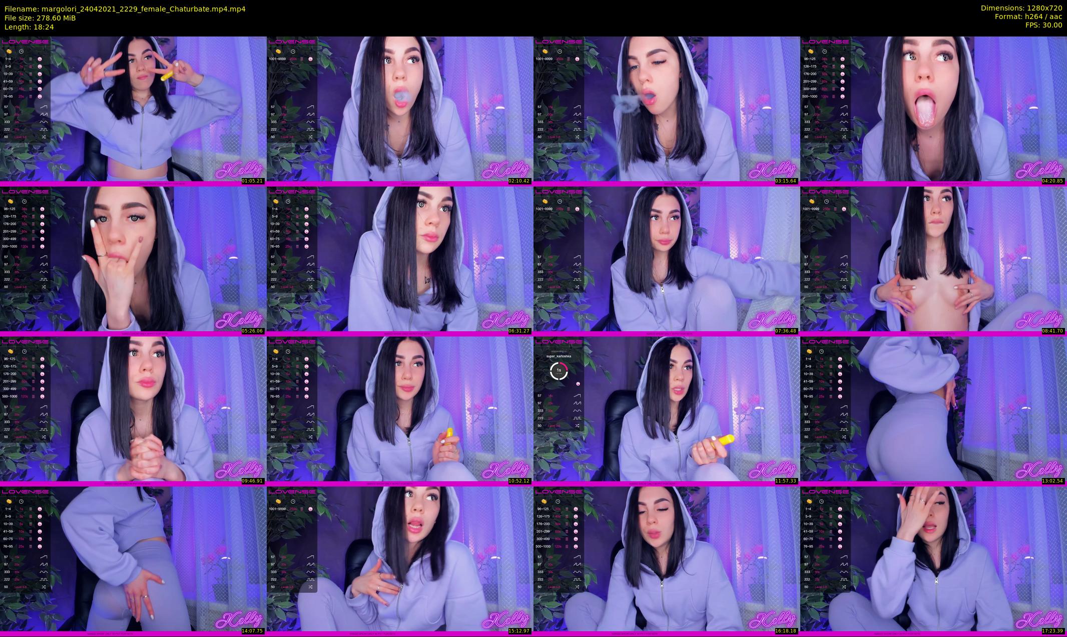 margolori — 19 minute Chaturbate couple cam show recording, 720p, Apr 24, 2021