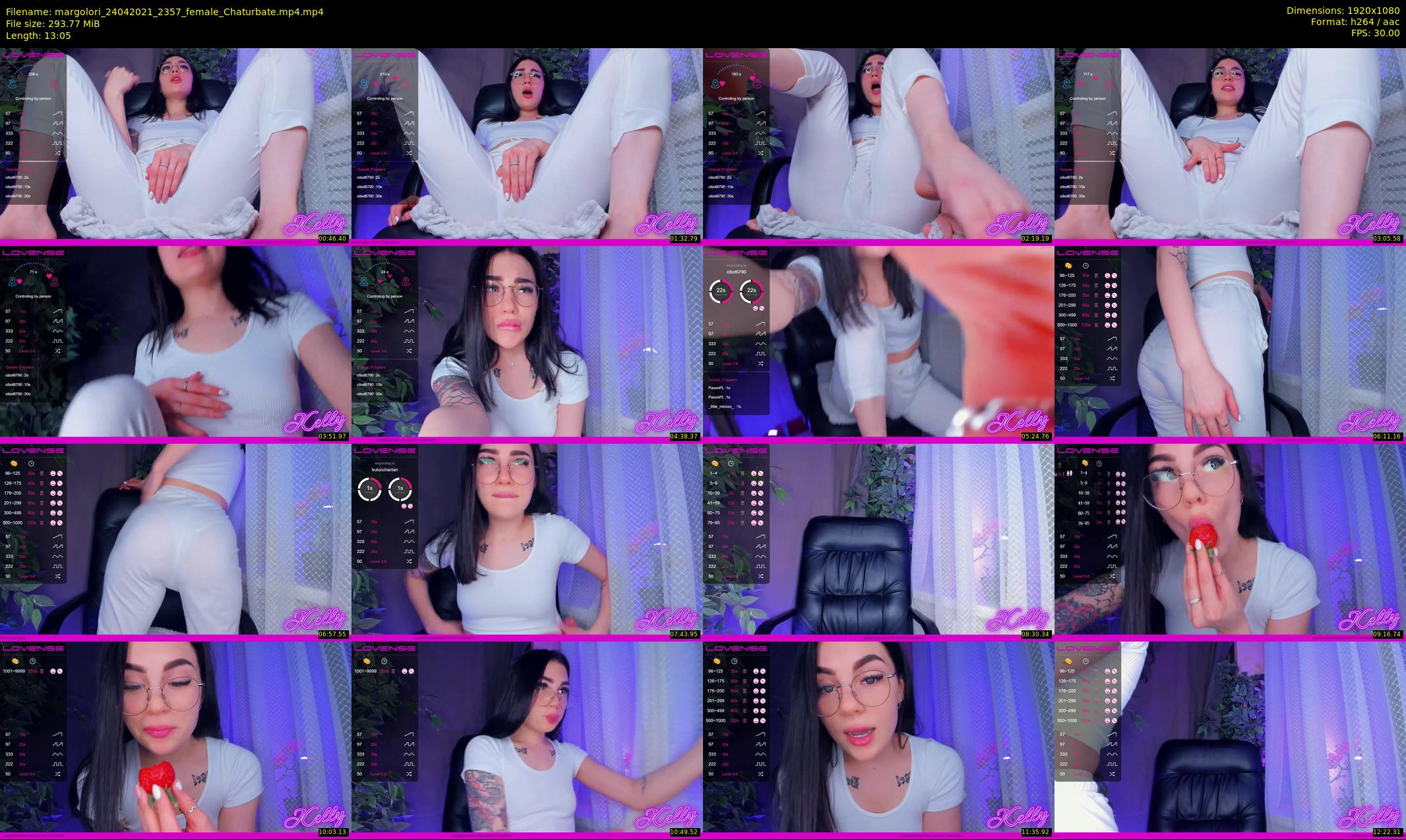 margolori — 14 minute Chaturbate couple cam show recording, 1080p, Apr 24, 2021