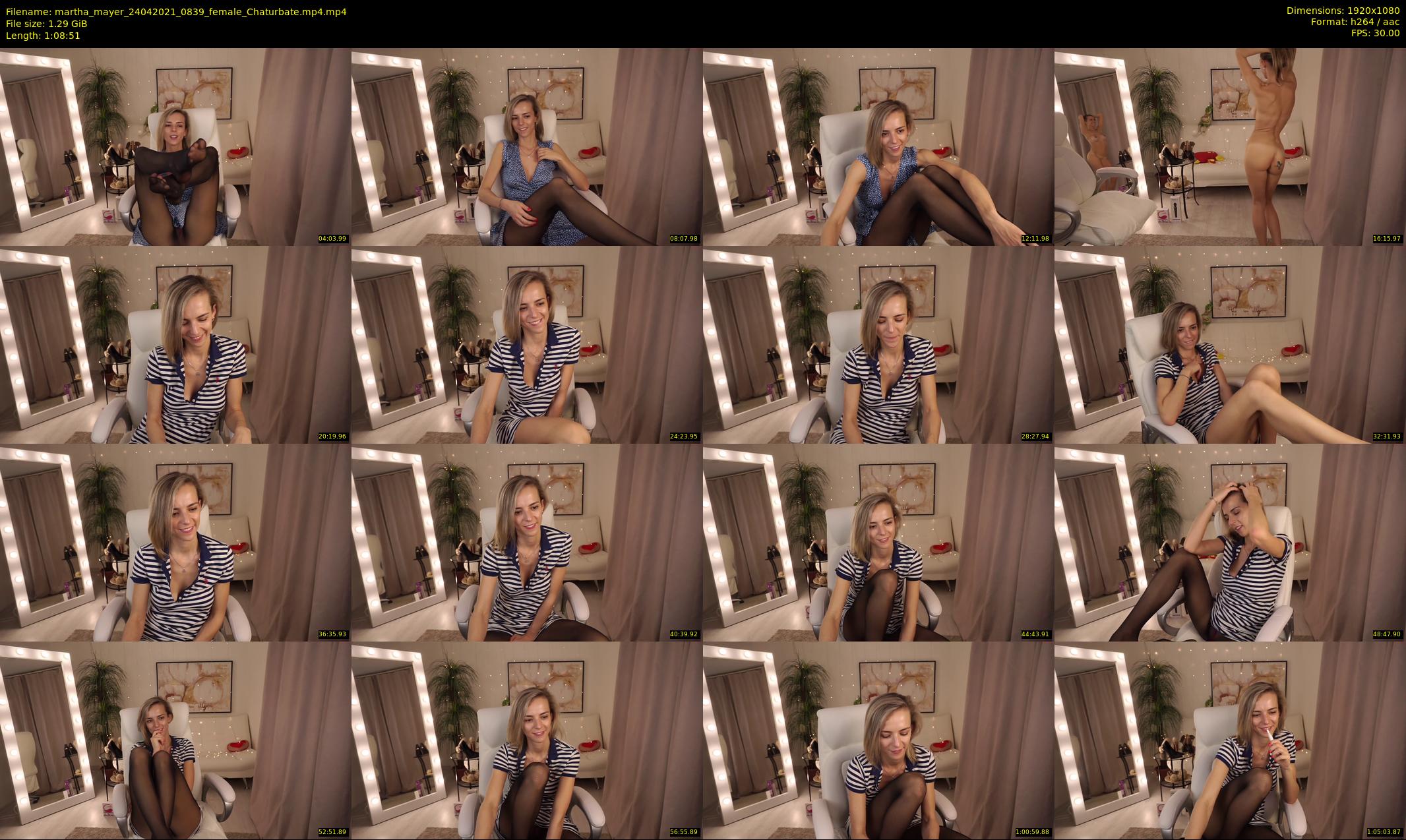 martha_mayer — 69 minute Chaturbate female cam show recording, 1080p, Apr 24, 2021
