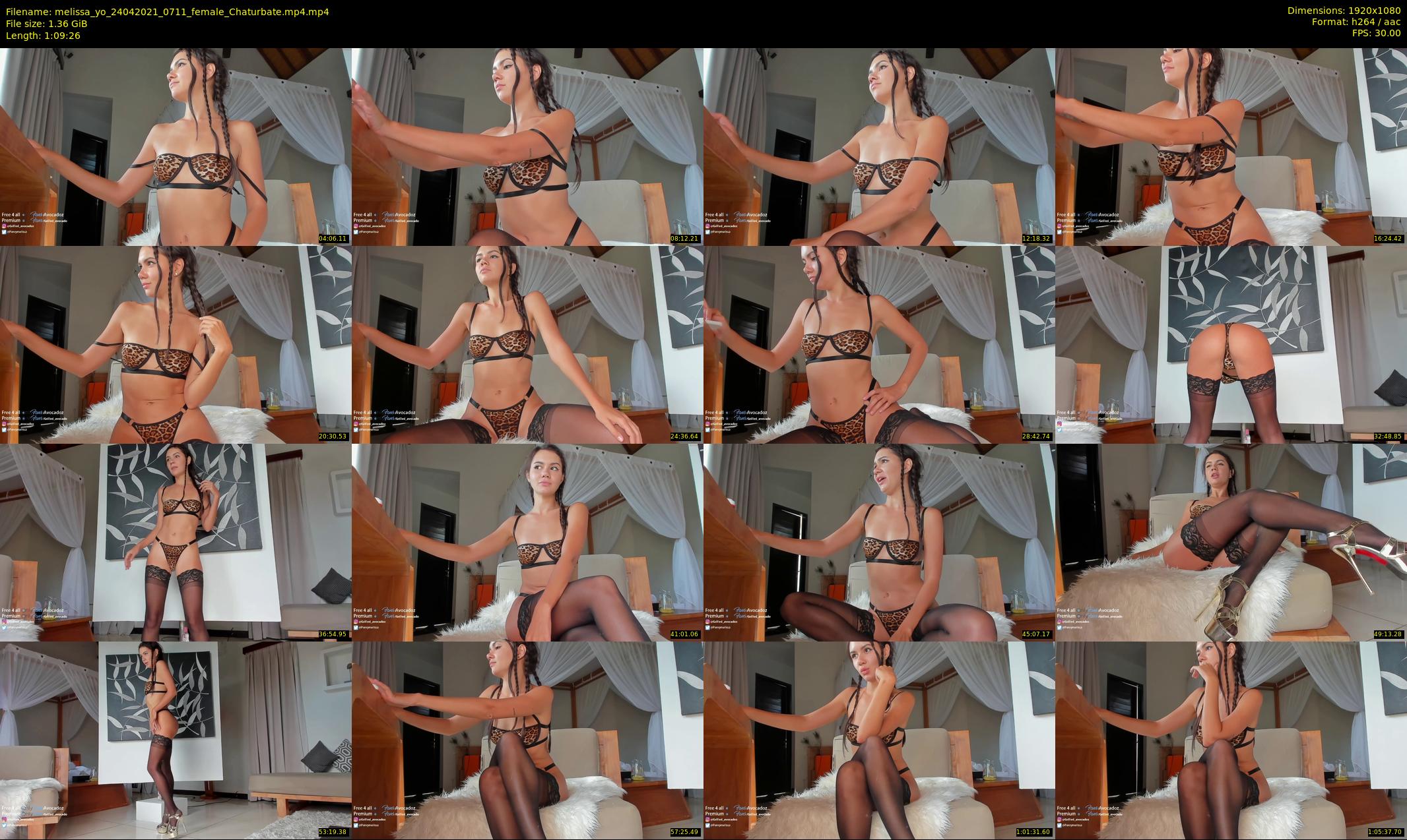 melissa_yo — 70 minute Chaturbate female cam show recording, 1080p, Apr 24, 2021