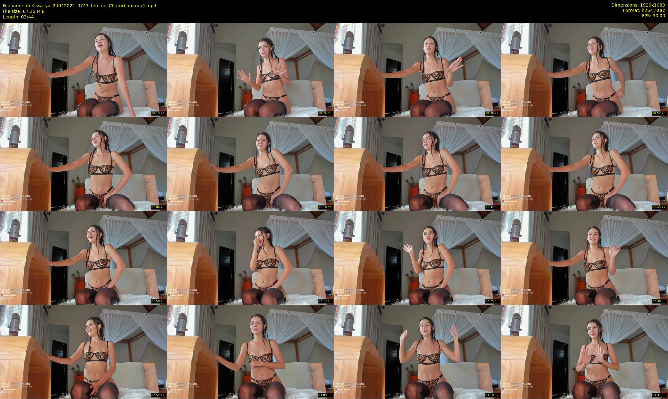 melissa_yo — 4 minute Chaturbate female cam show recording, 1080p, Apr 24, 2021