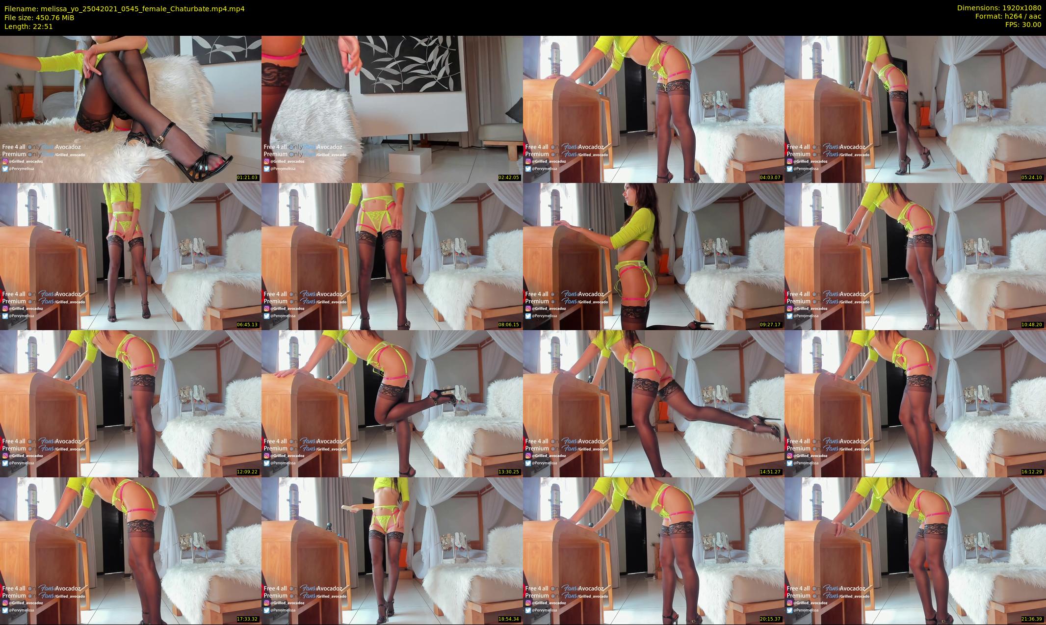 melissa_yo — 23 minute Chaturbate female cam show recording, 1080p, Apr 25, 2021