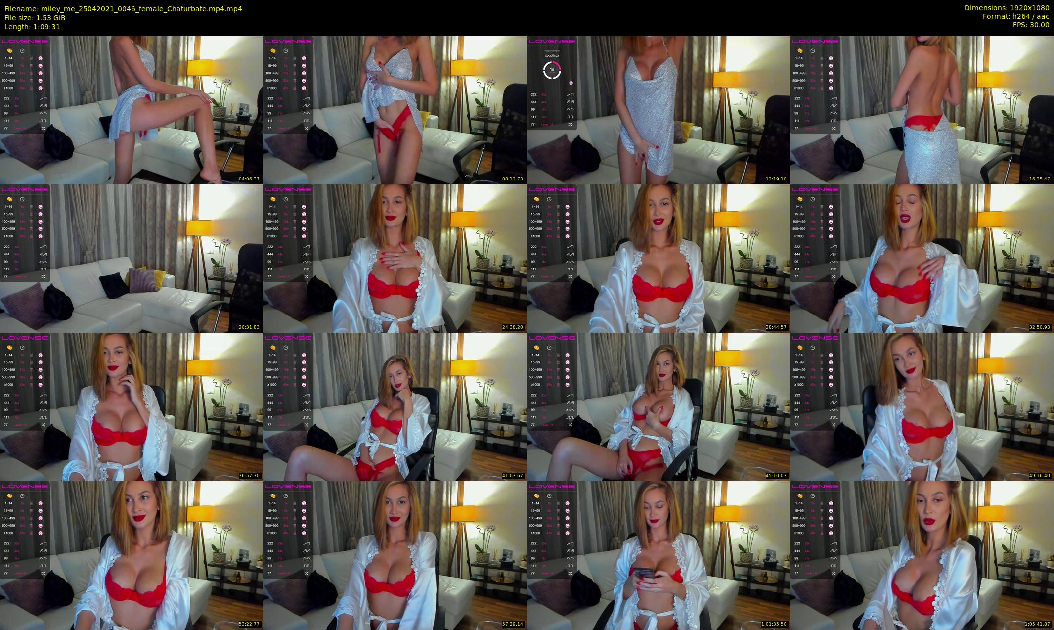 miley_me — 70 minute Chaturbate female cam show recording, 1080p, Apr 25, 2021