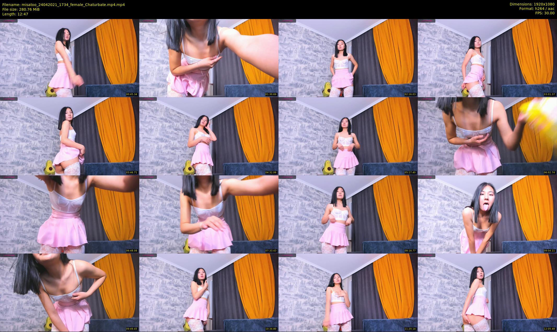 misatoo — 13 minute Chaturbate female cam show recording, 1080p, Apr 24, 2021