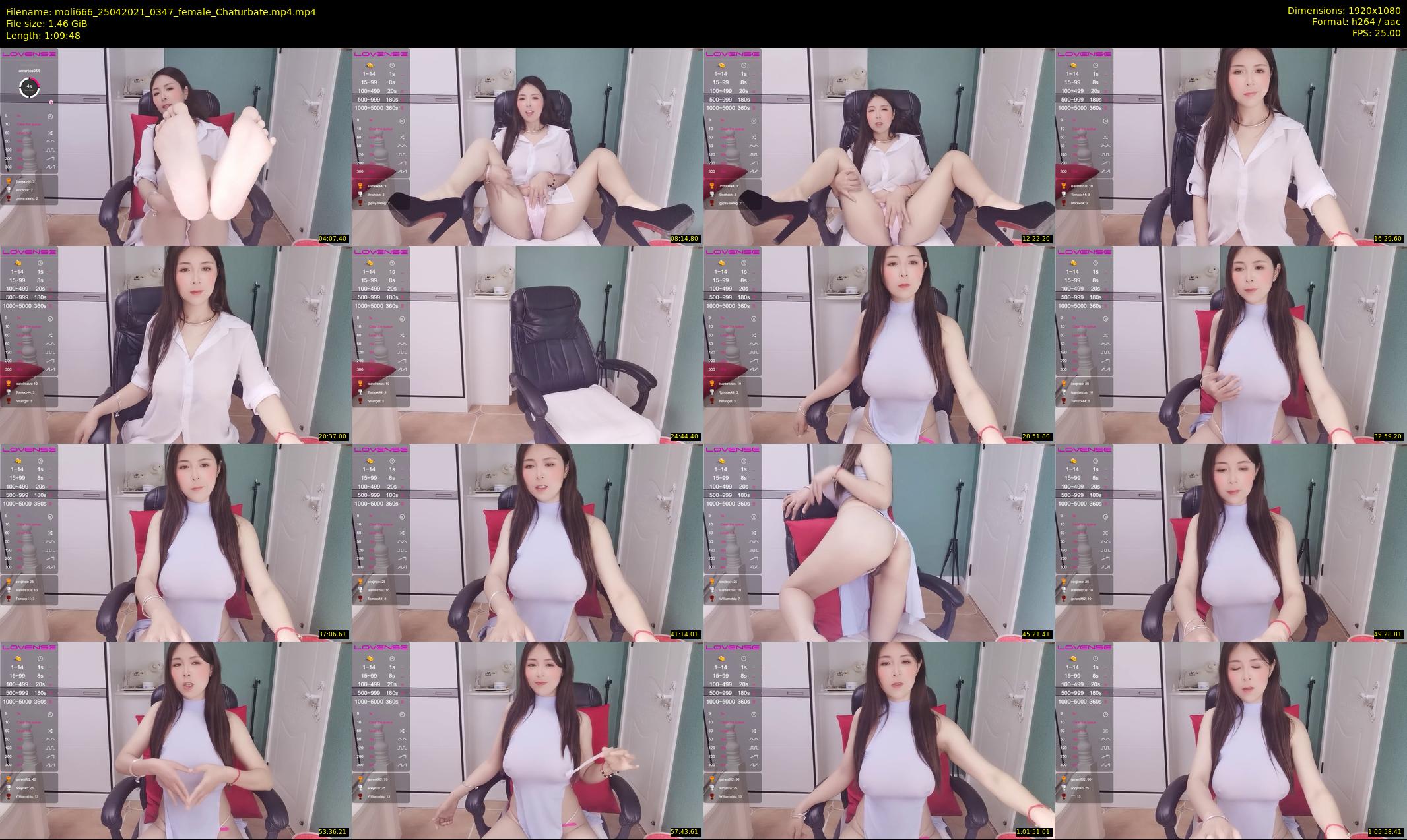 moli666 — 70 minute Chaturbate female cam show recording, 1080p, Apr 25, 2021