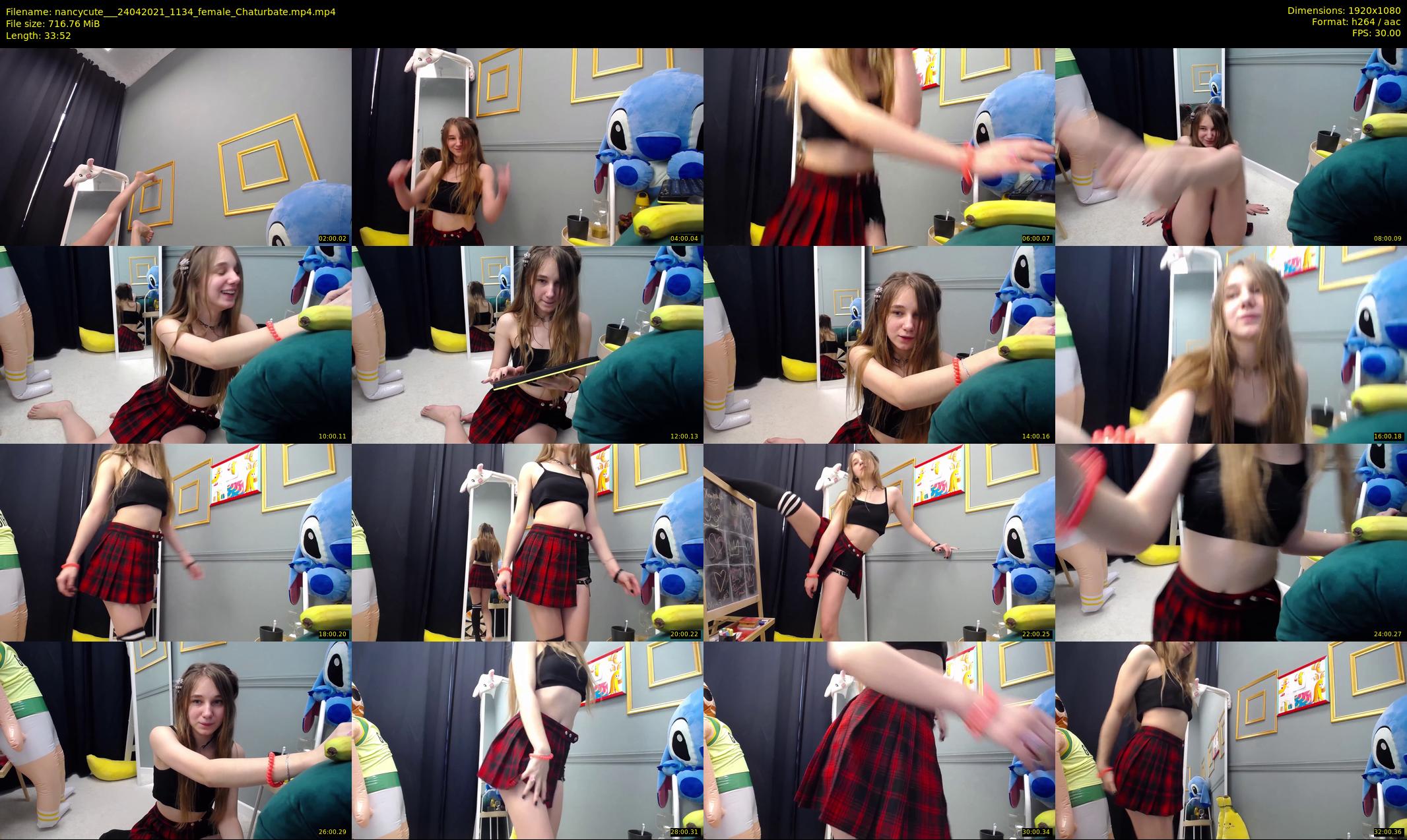 nancycute__ — 34 minute Chaturbate female cam show recording, 1080p, Apr 24, 2021