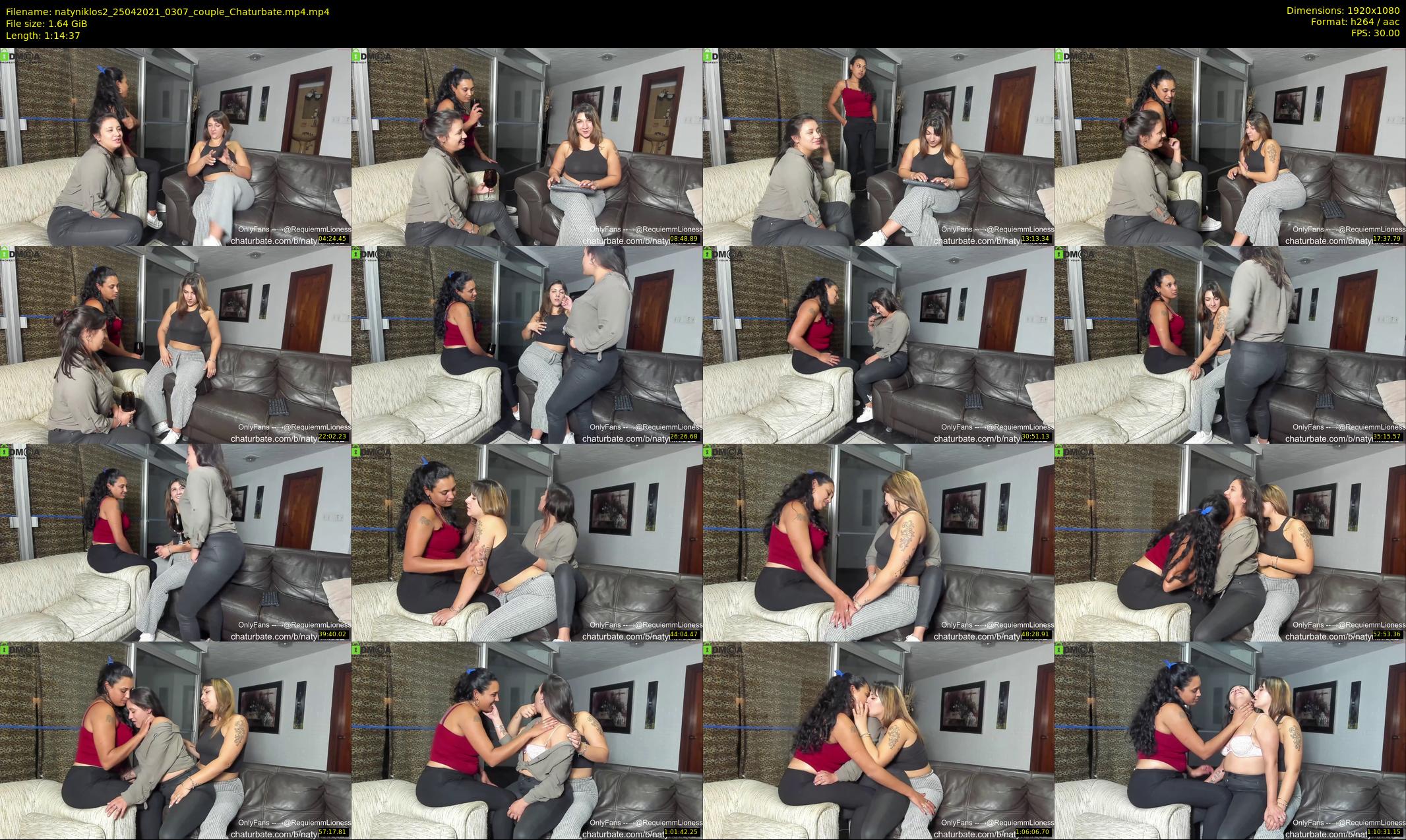 natyniklos2 — 75 minute Chaturbate couple cam show recording, 1080p, Apr 25, 2021