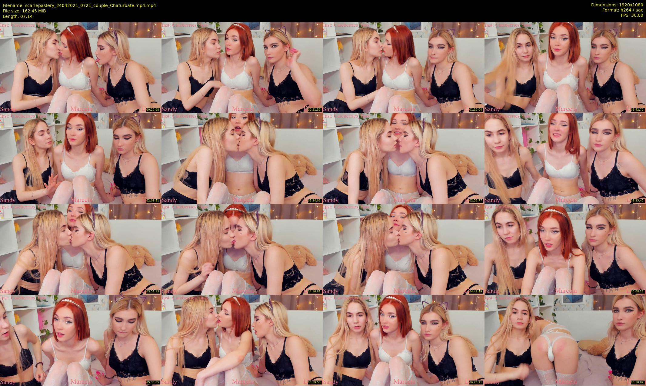 scarlepastery — 8 minute Chaturbate couple cam show recording, 1080p, Apr 24, 2021