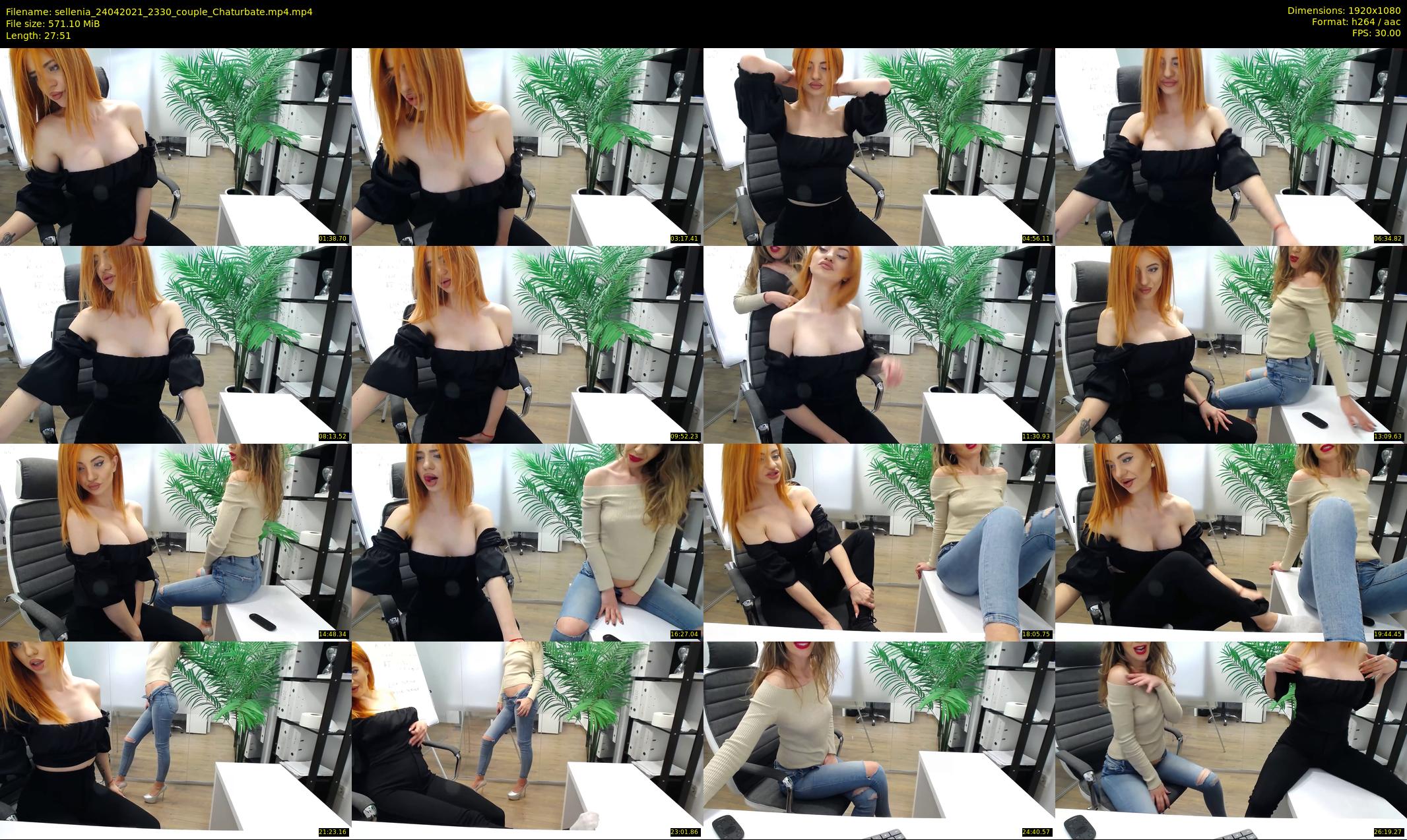 sellenia — 28 minute Chaturbate female cam show recording, 1080p, Apr 24, 2021