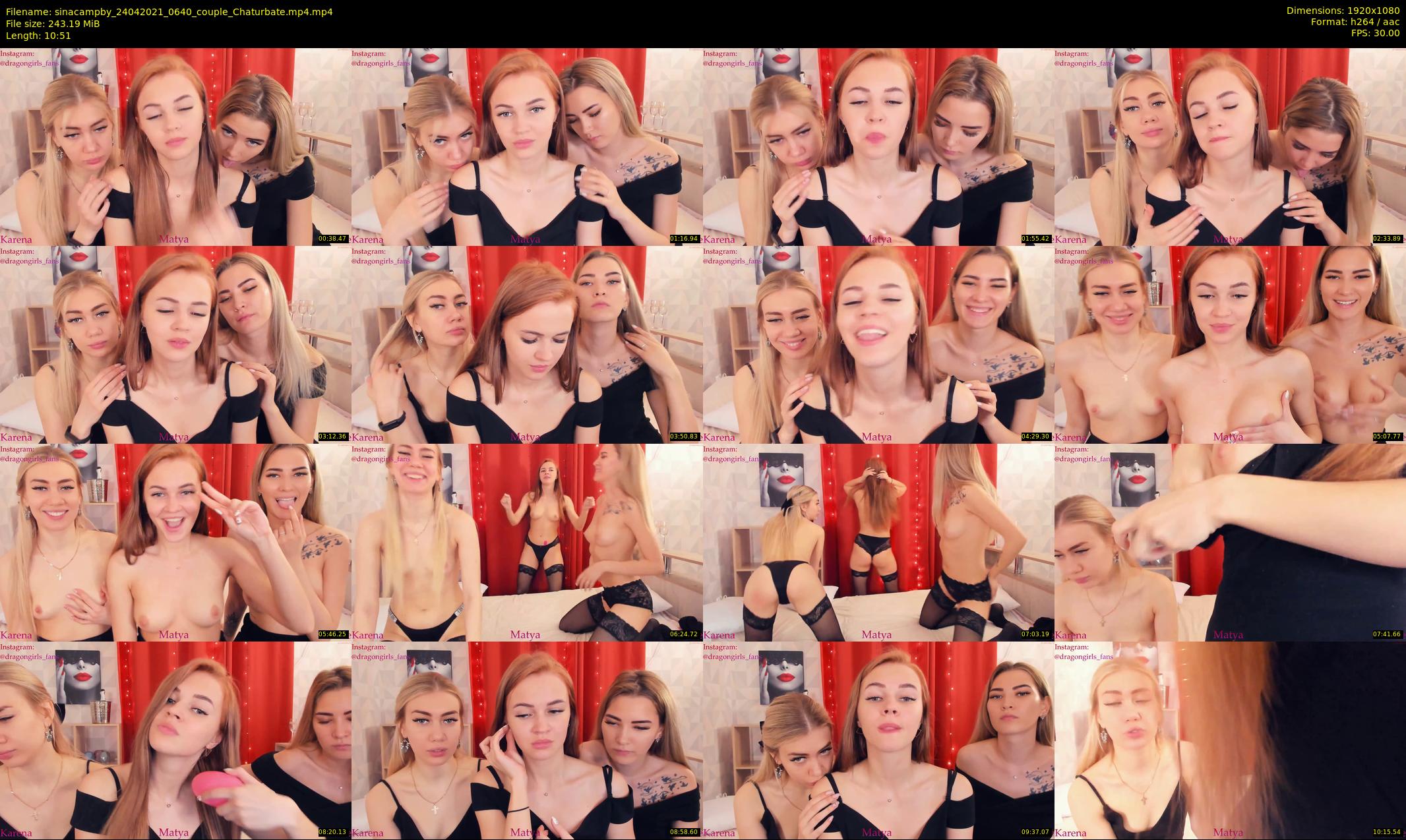 sinacampby — 11 minute Chaturbate couple cam show recording, 1080p, Apr 24, 2021