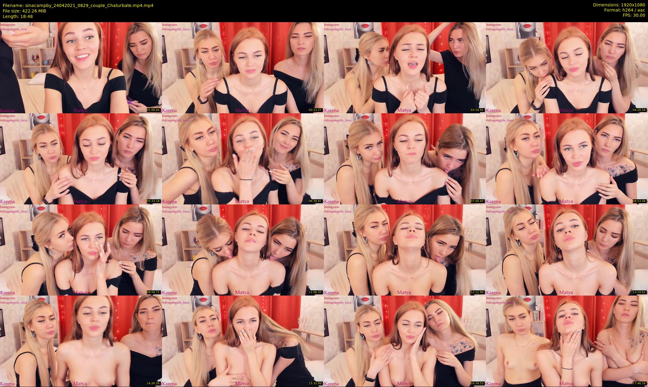 sinacampby — 19 minute Chaturbate couple cam show recording, 1080p, Apr 24, 2021