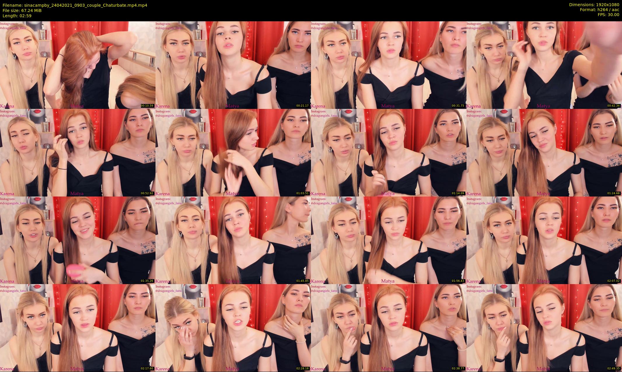 sinacampby — 3 minute Chaturbate couple cam show recording, 1080p, Apr 24, 2021