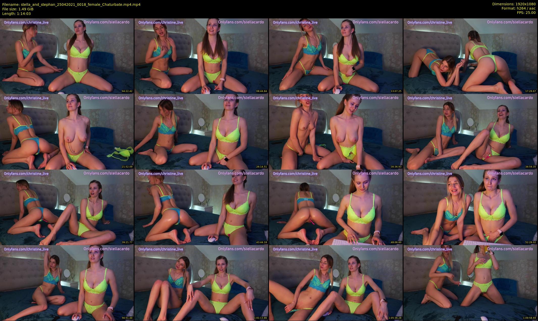 stella_and_stephan — 75 minute Chaturbate couple cam show recording, 1080p, Apr 25, 2021