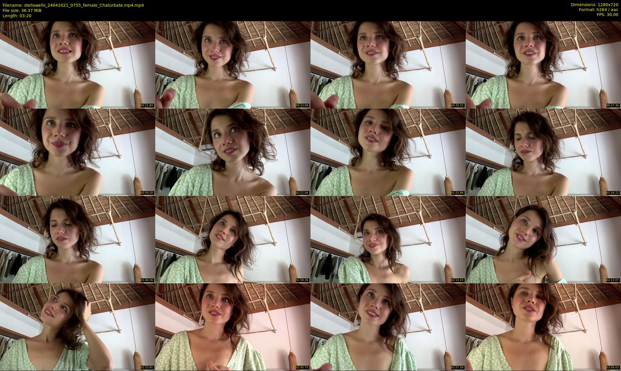 stellawells — 4 minute Chaturbate female cam show recording, 720p, Apr 24, 2021
