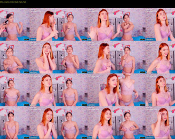unicorngirls — 3 minute Chaturbate couple cam show recording, 1080p, Apr 24, 2021
