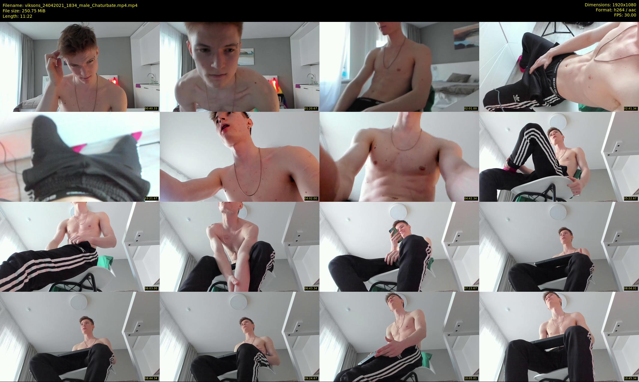 viksons — 12 minute Chaturbate male cam show recording, 1080p, Apr 24, 2021